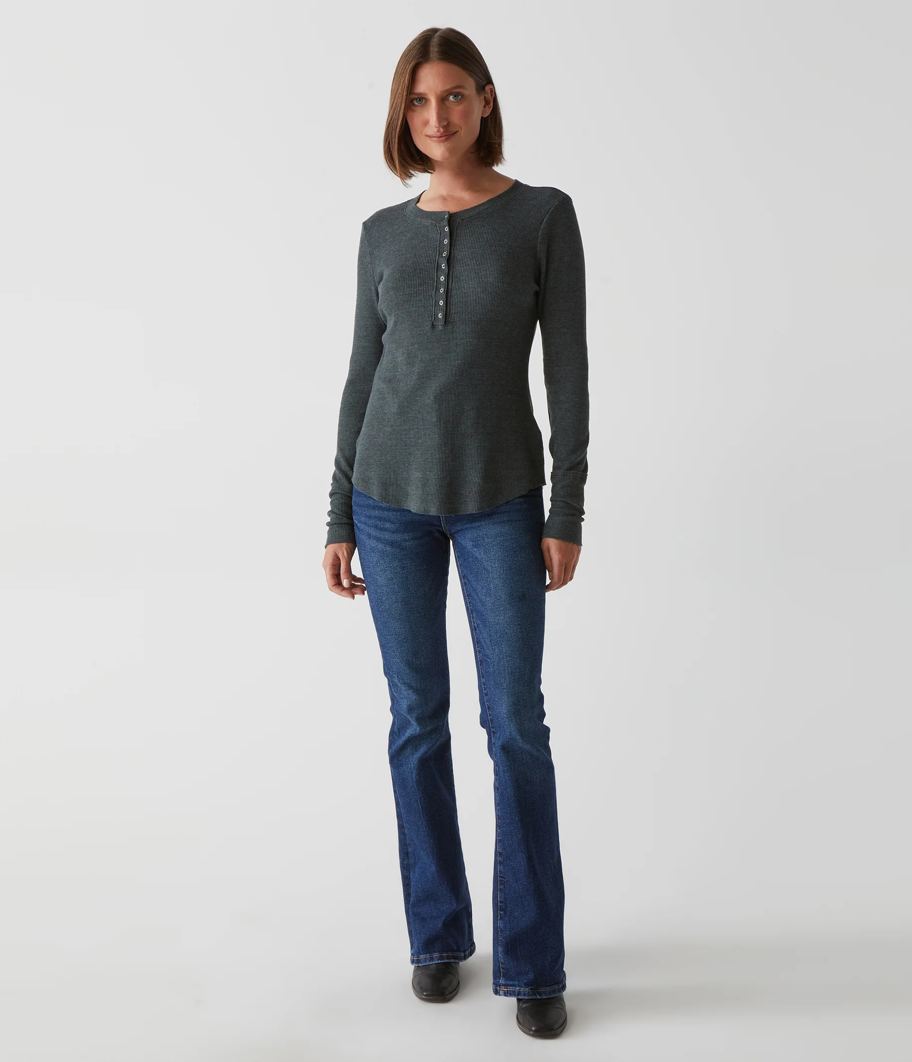 Regan Thermal Henley Tee - Image 56