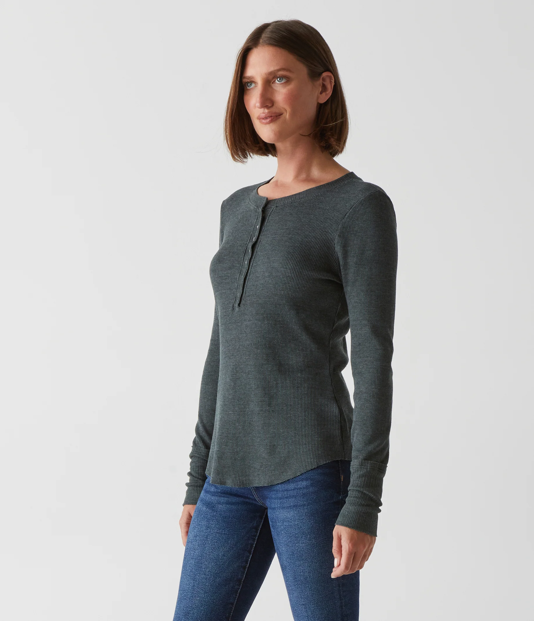 Regan Thermal Henley Tee - Image 57