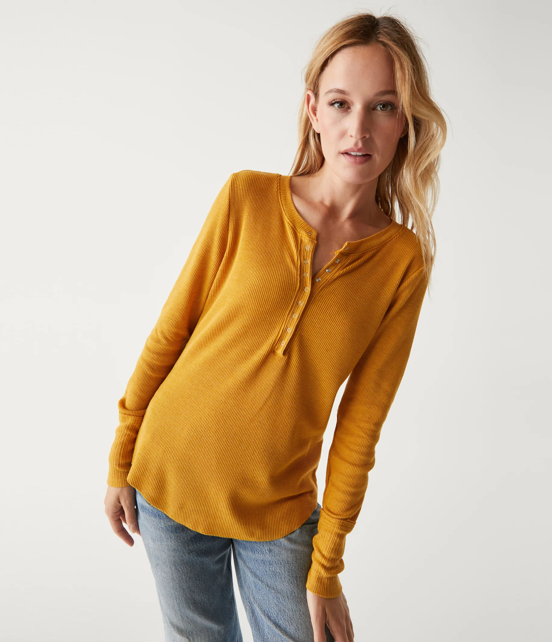 Regan Thermal Henley Tee - Image 60