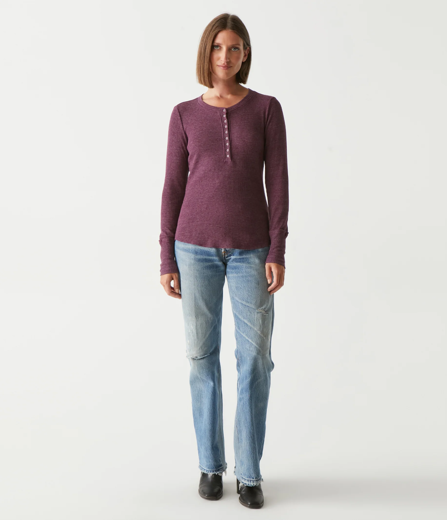 Regan Thermal Henley Tee - Image 67