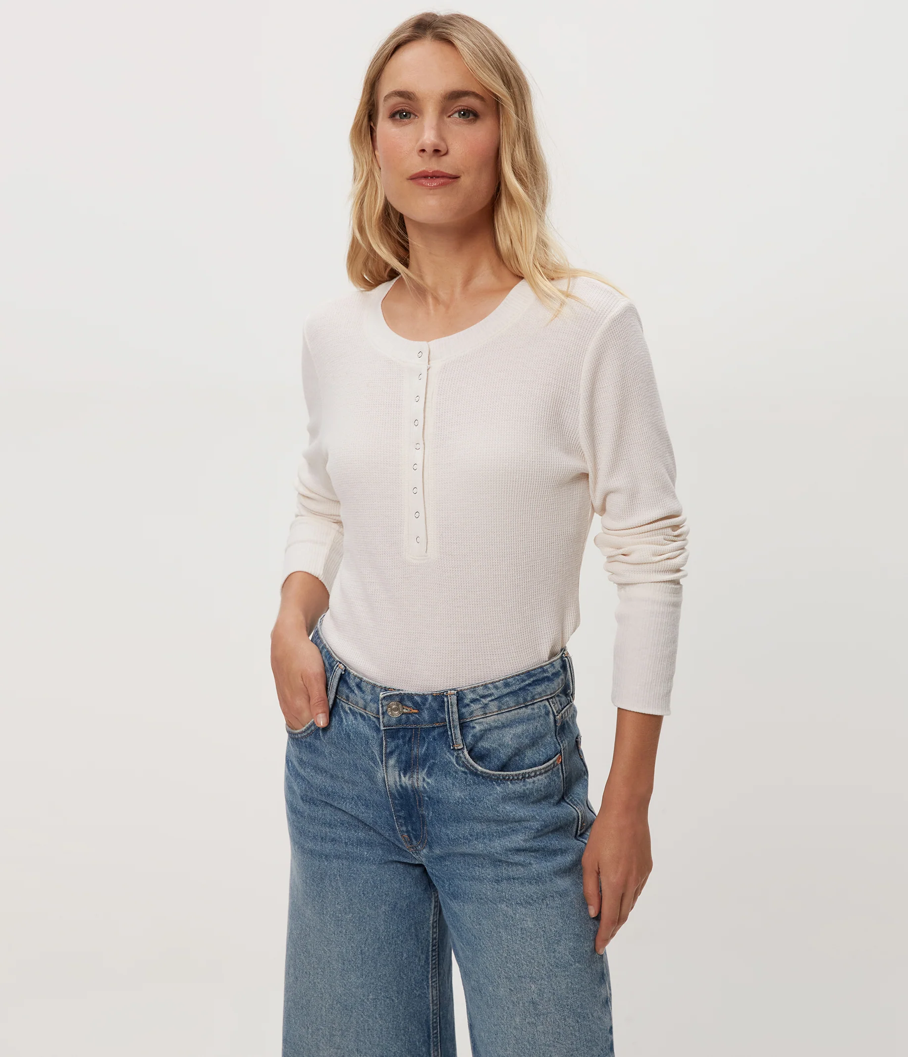 Regan Thermal Henley Tee - Image 77