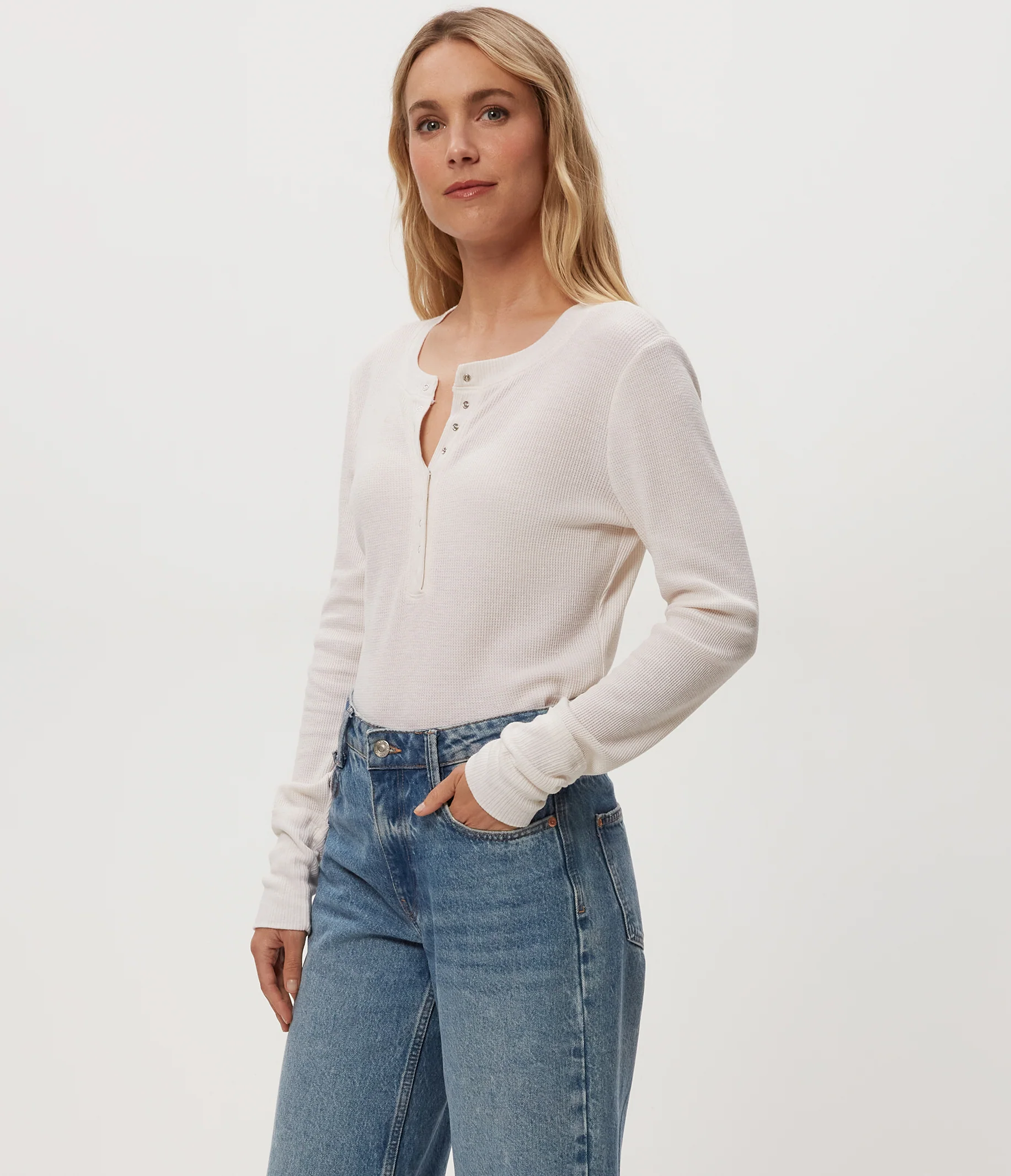 Regan Thermal Henley Tee - Image 79