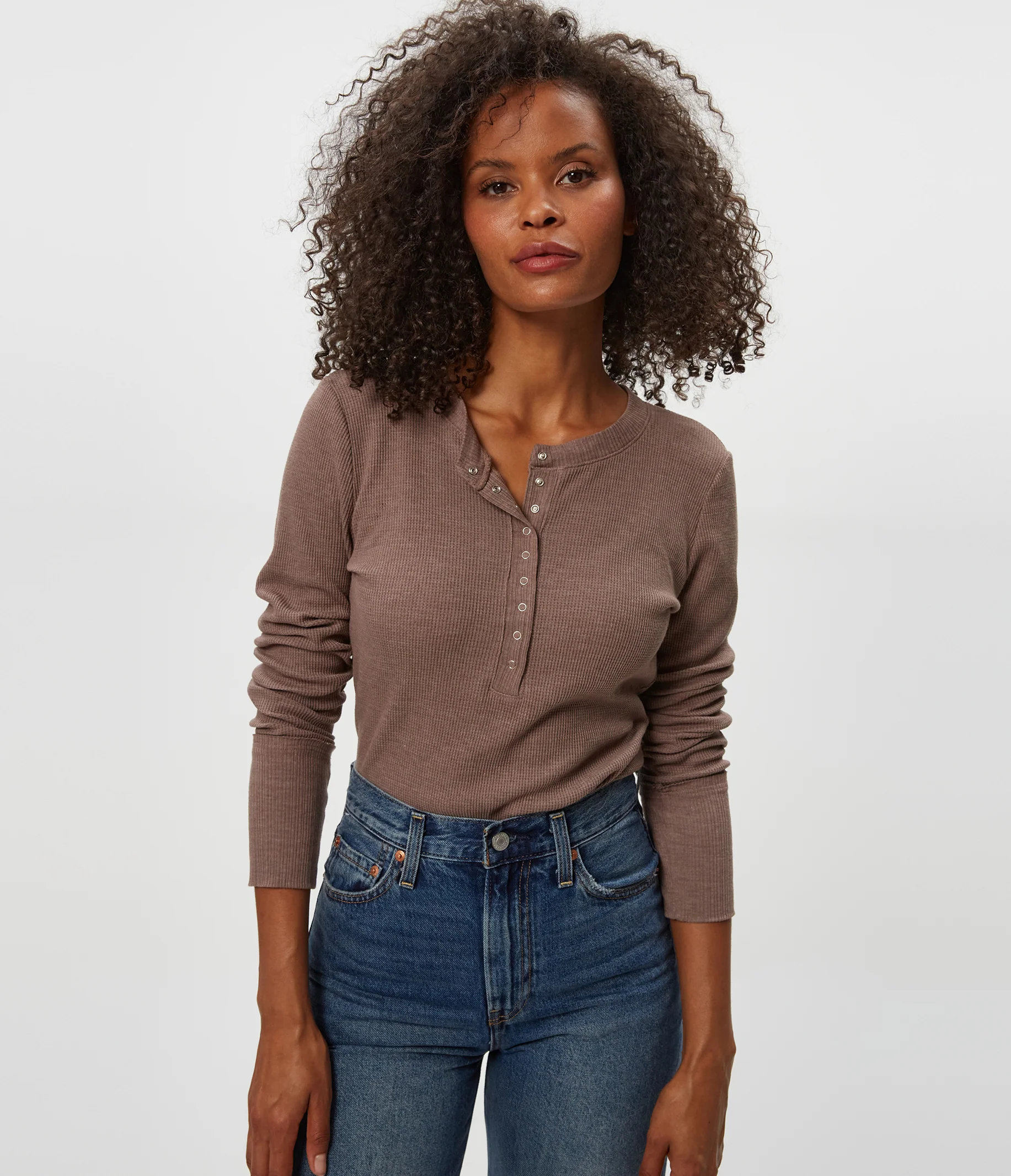 Regan Thermal Henley Tee - Image 85