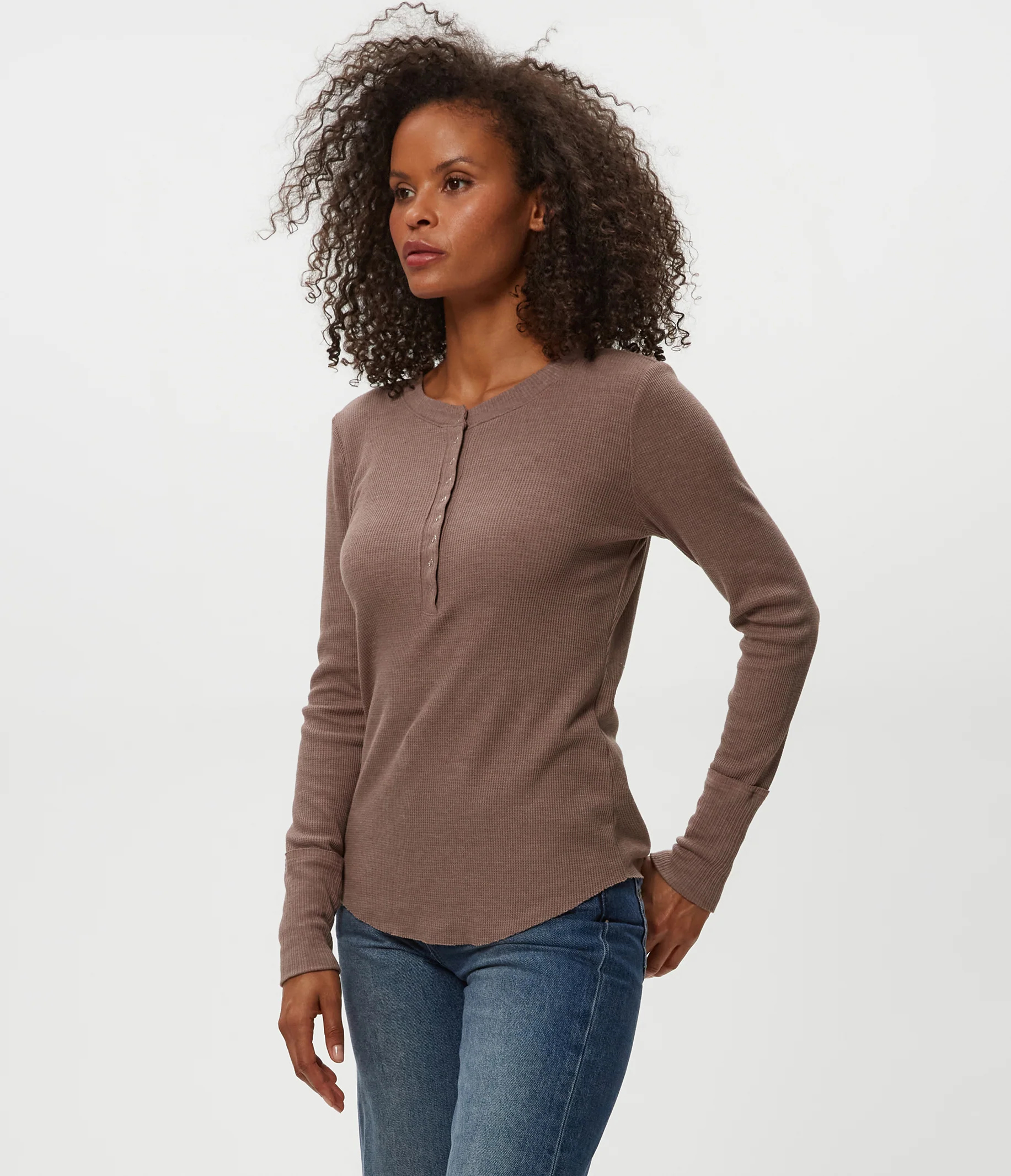 Regan Thermal Henley Tee - Image 87