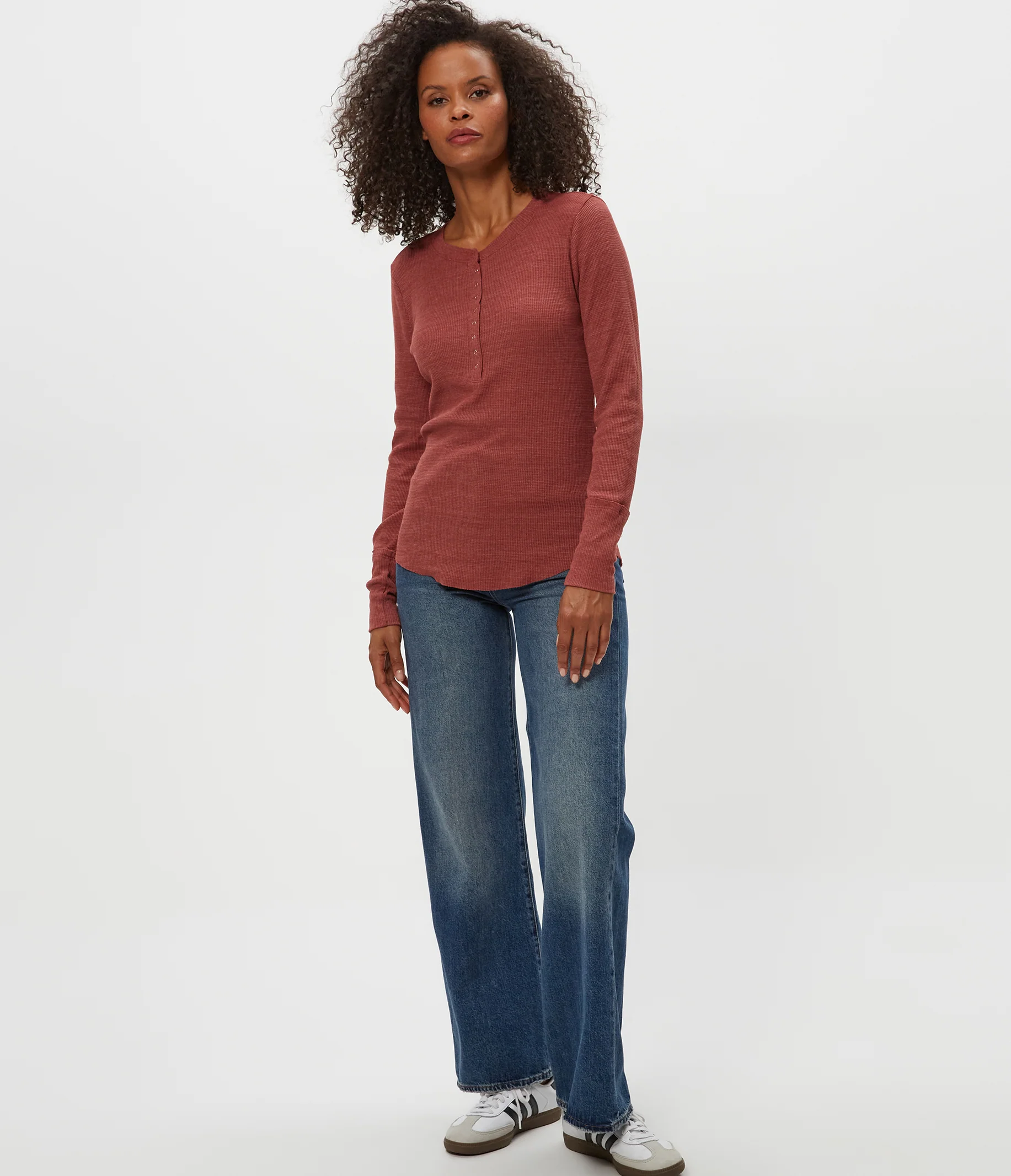 Regan Thermal Henley Tee - Image 93