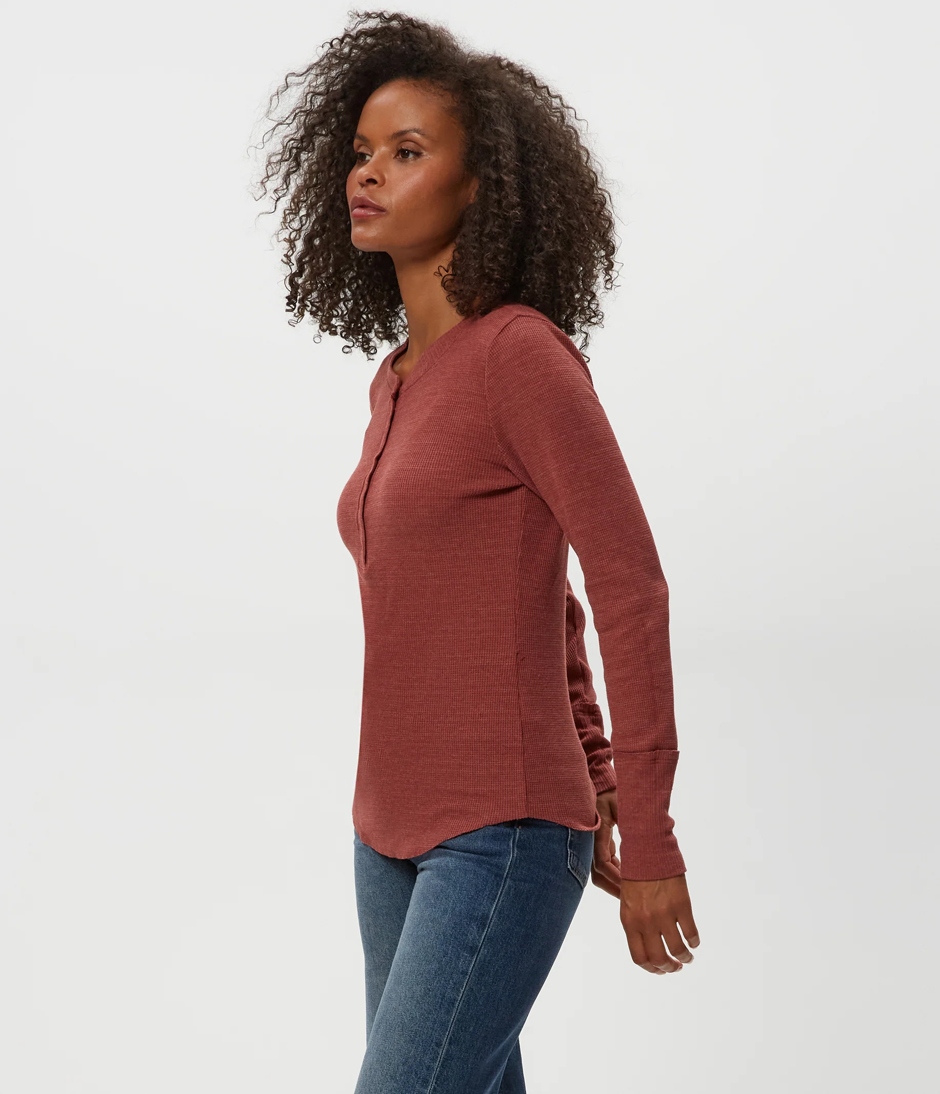 Regan Thermal Henley Tee - Image 94