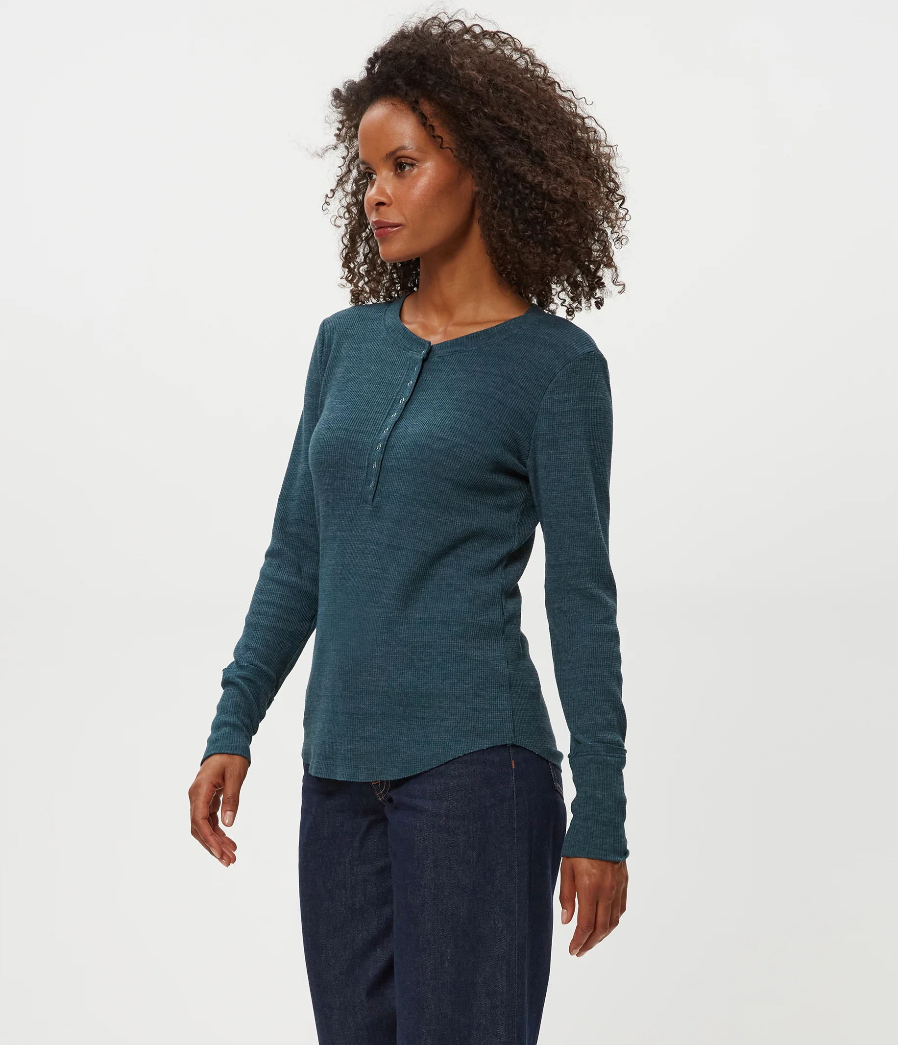 Regan Thermal Henley Tee - Image 98