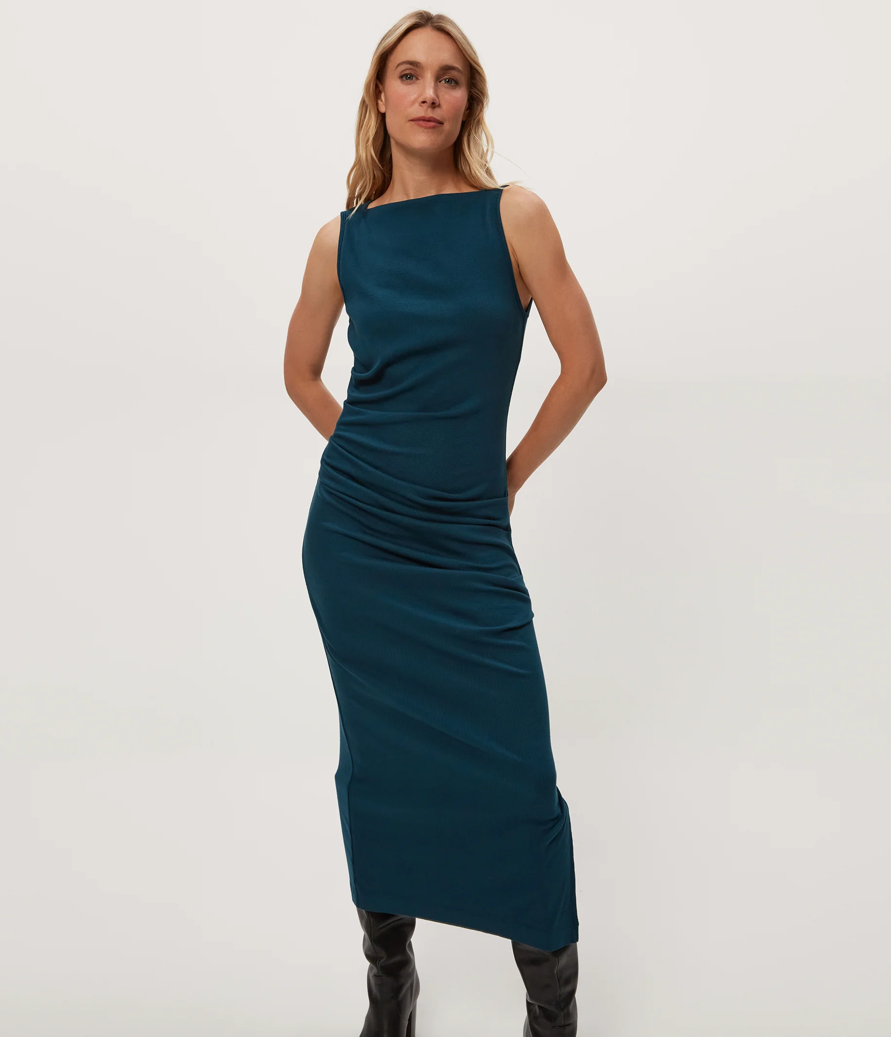 Reign Midi Pleated Dress - Image 17