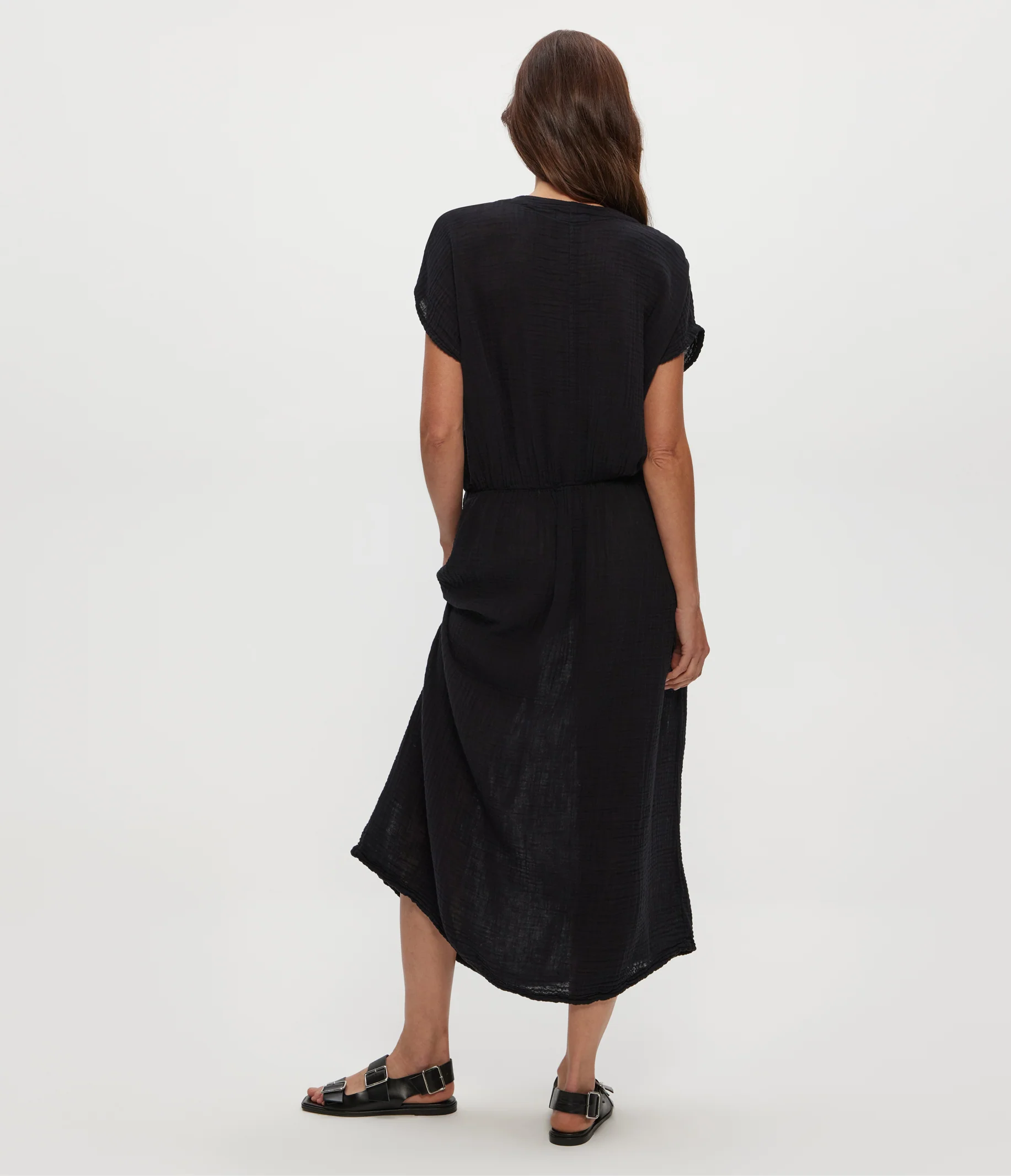 Rylee Gauze Midi Dress - Image 16