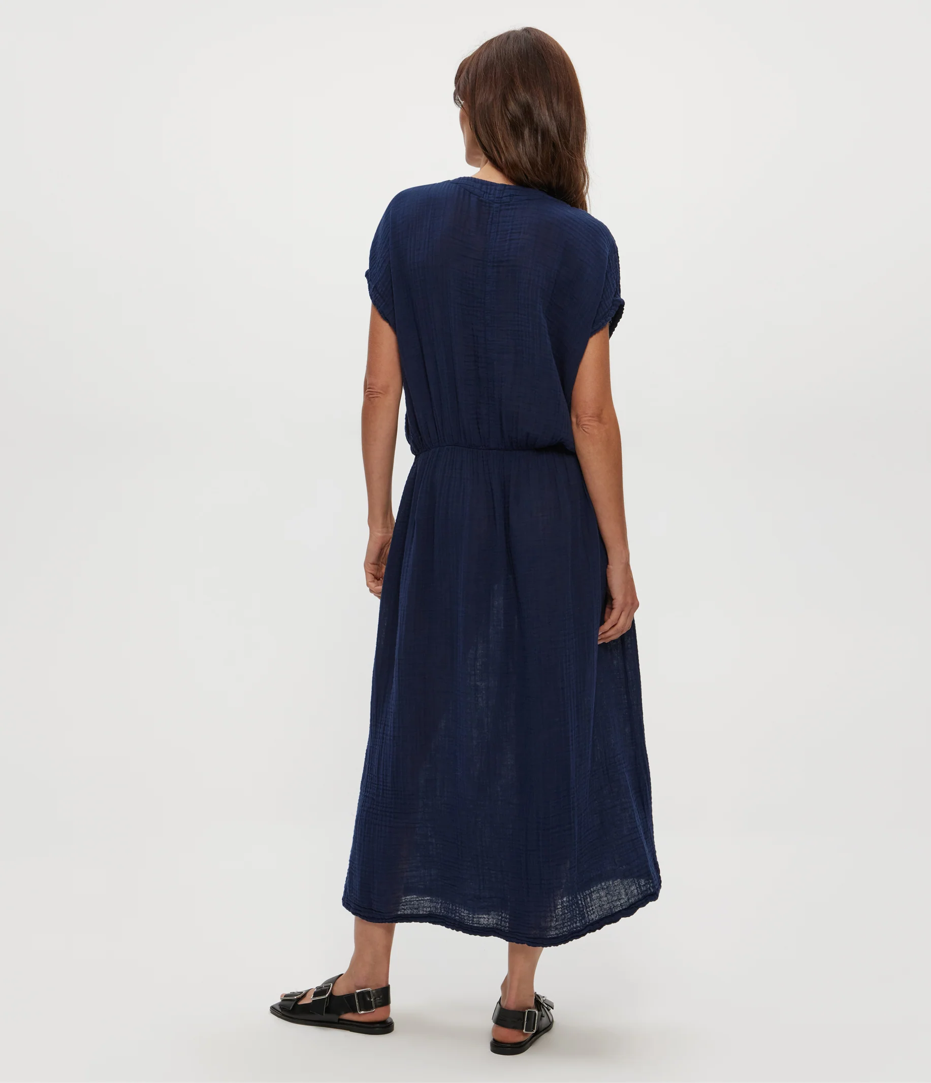 Rylee Gauze Midi Dress - Image 20