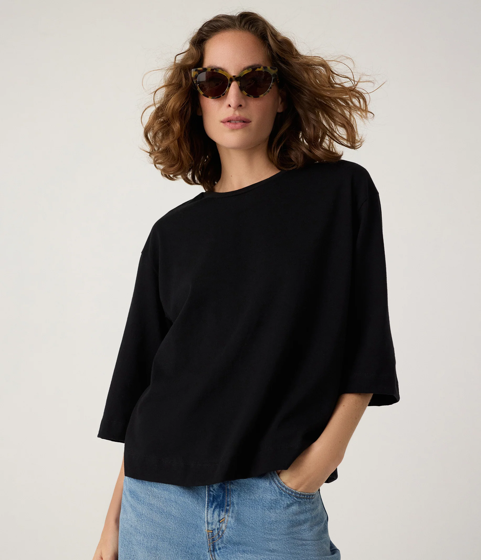 Sharona 3/4 Sleeve Tee - Image 6