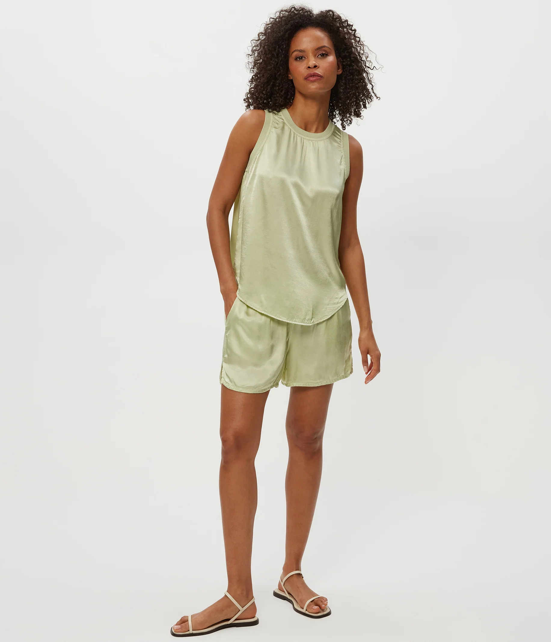Shay Satin Tank - Image 14