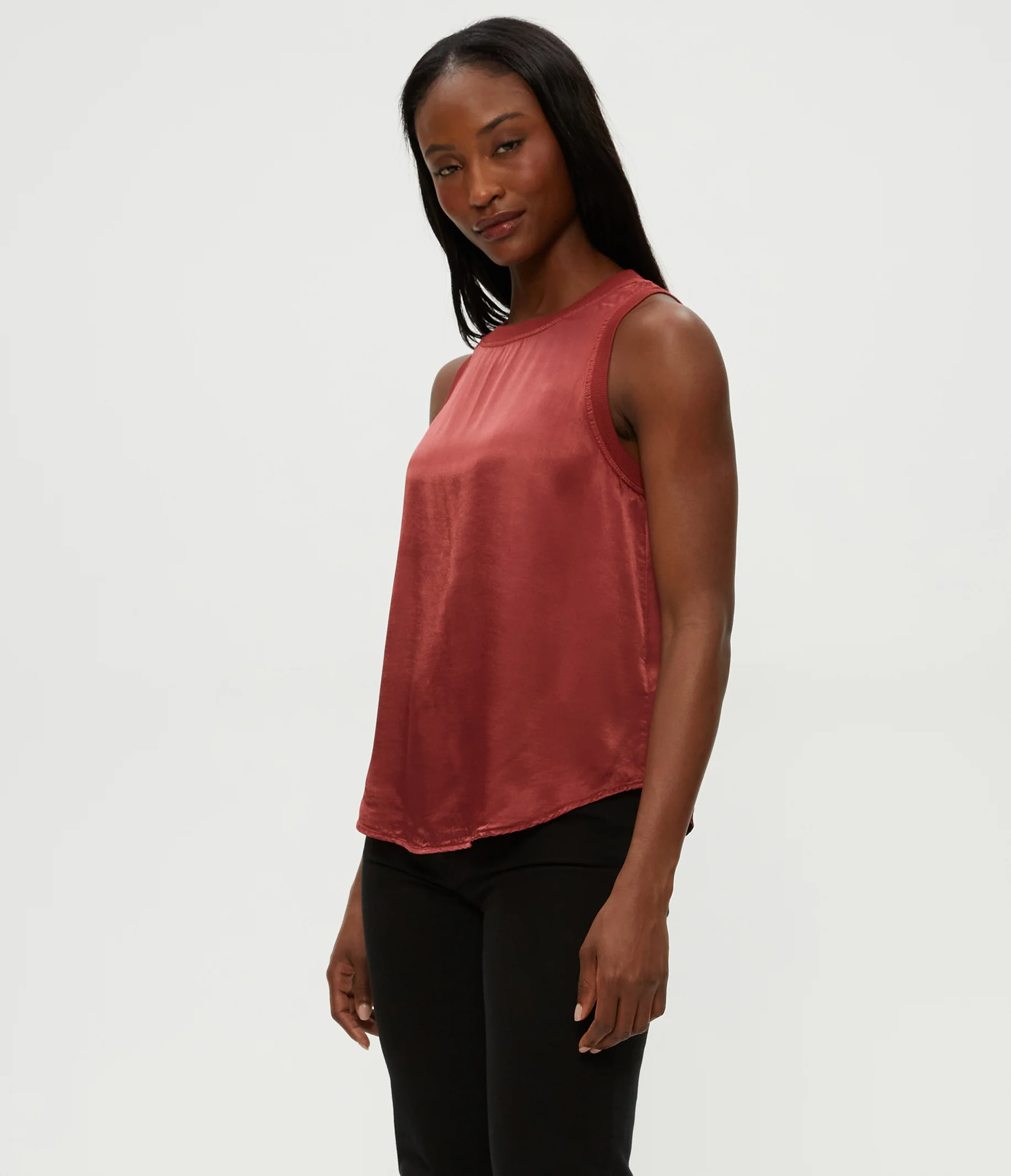 Shay Satin Tank - Image 66