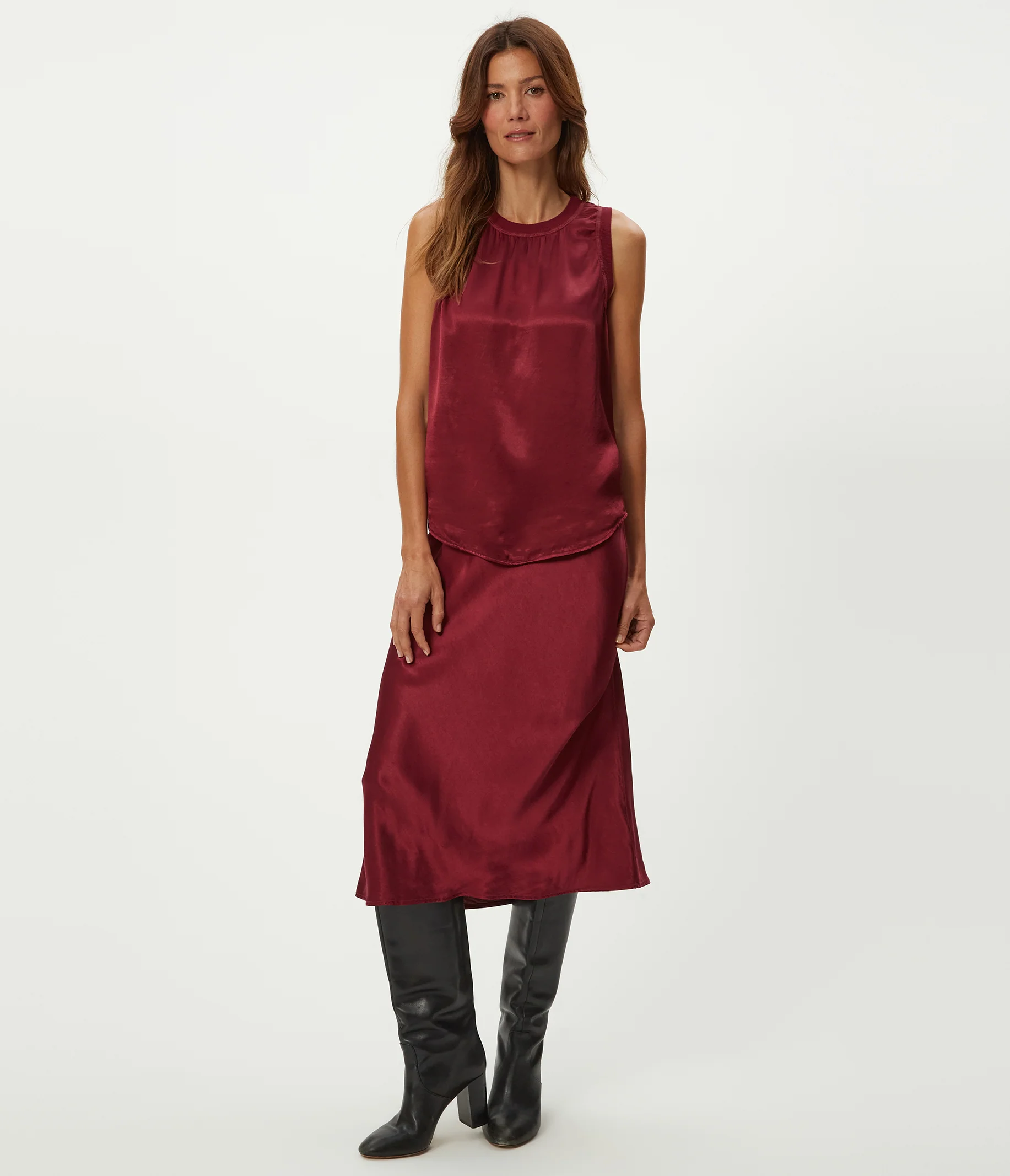 Shay Satin Tank - Image 69