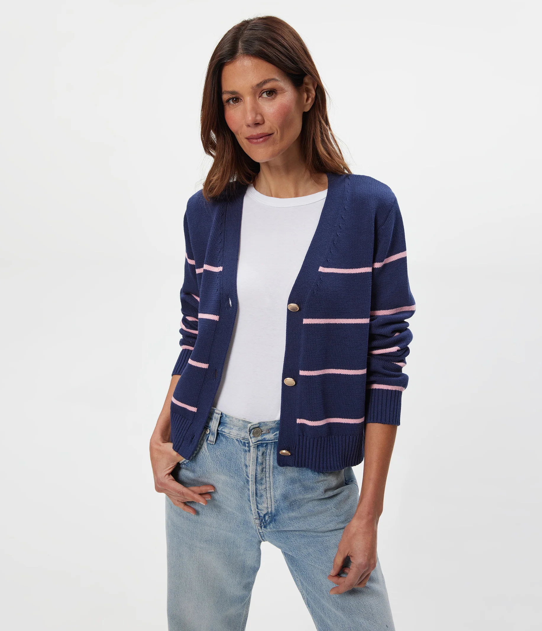 Tracey Striped Cardigan - Image 3