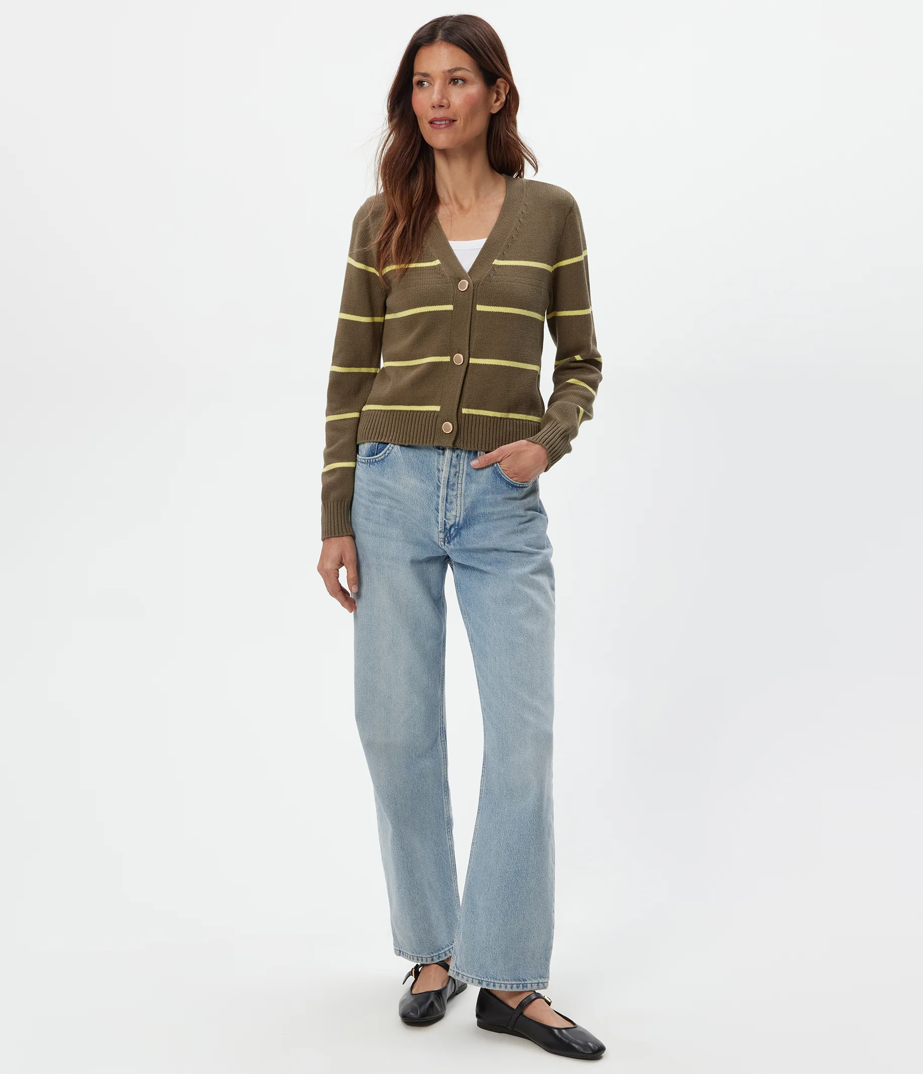 Tracey Striped Cardigan - Image 6