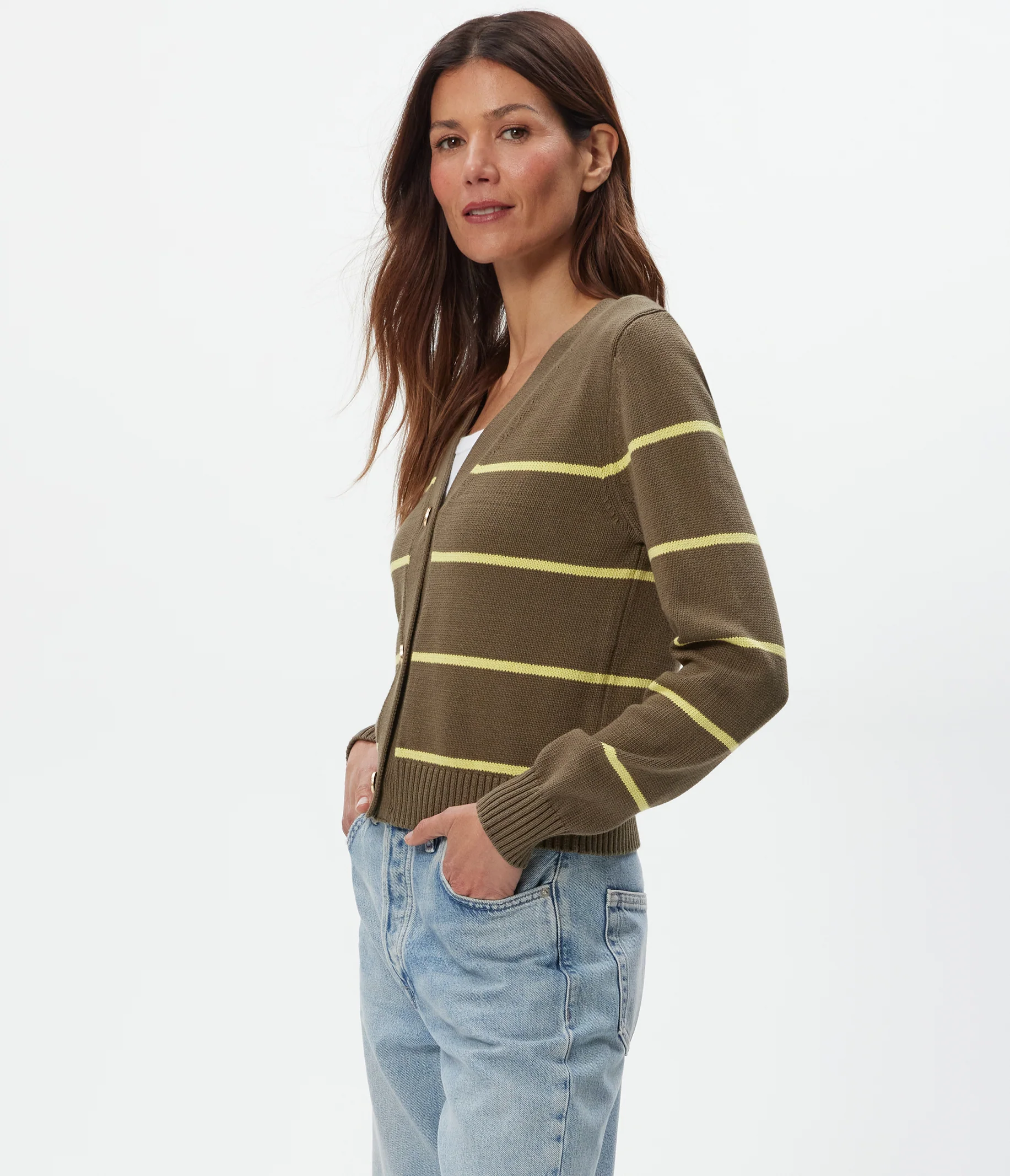 Tracey Striped Cardigan - Image 7