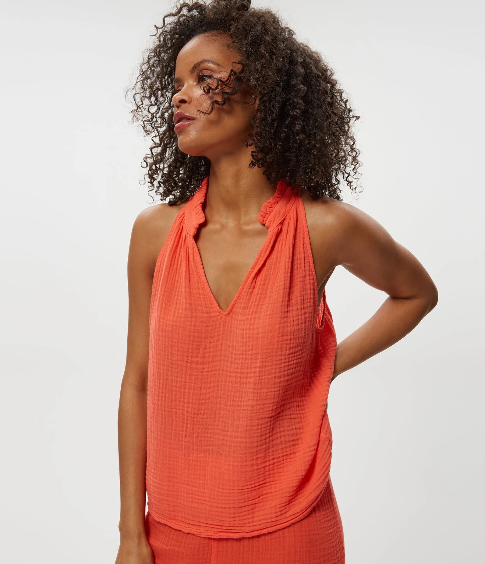 Viola Gauze Tank - Image 10