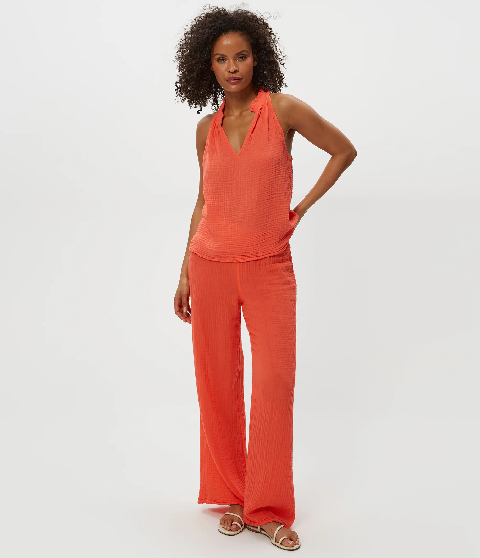 Viola Gauze Tank - Image 11