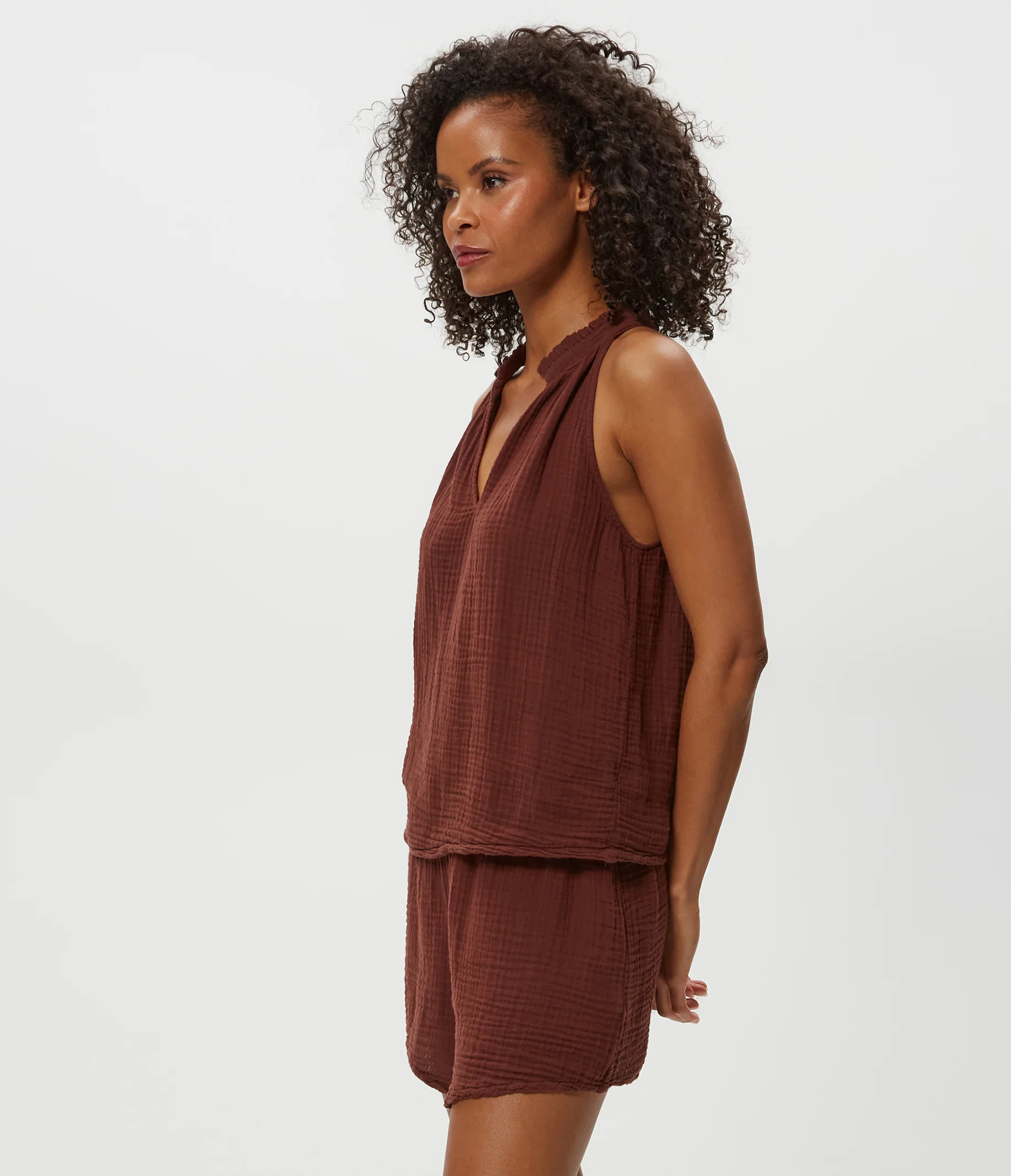 Viola Gauze Tank - Image 15