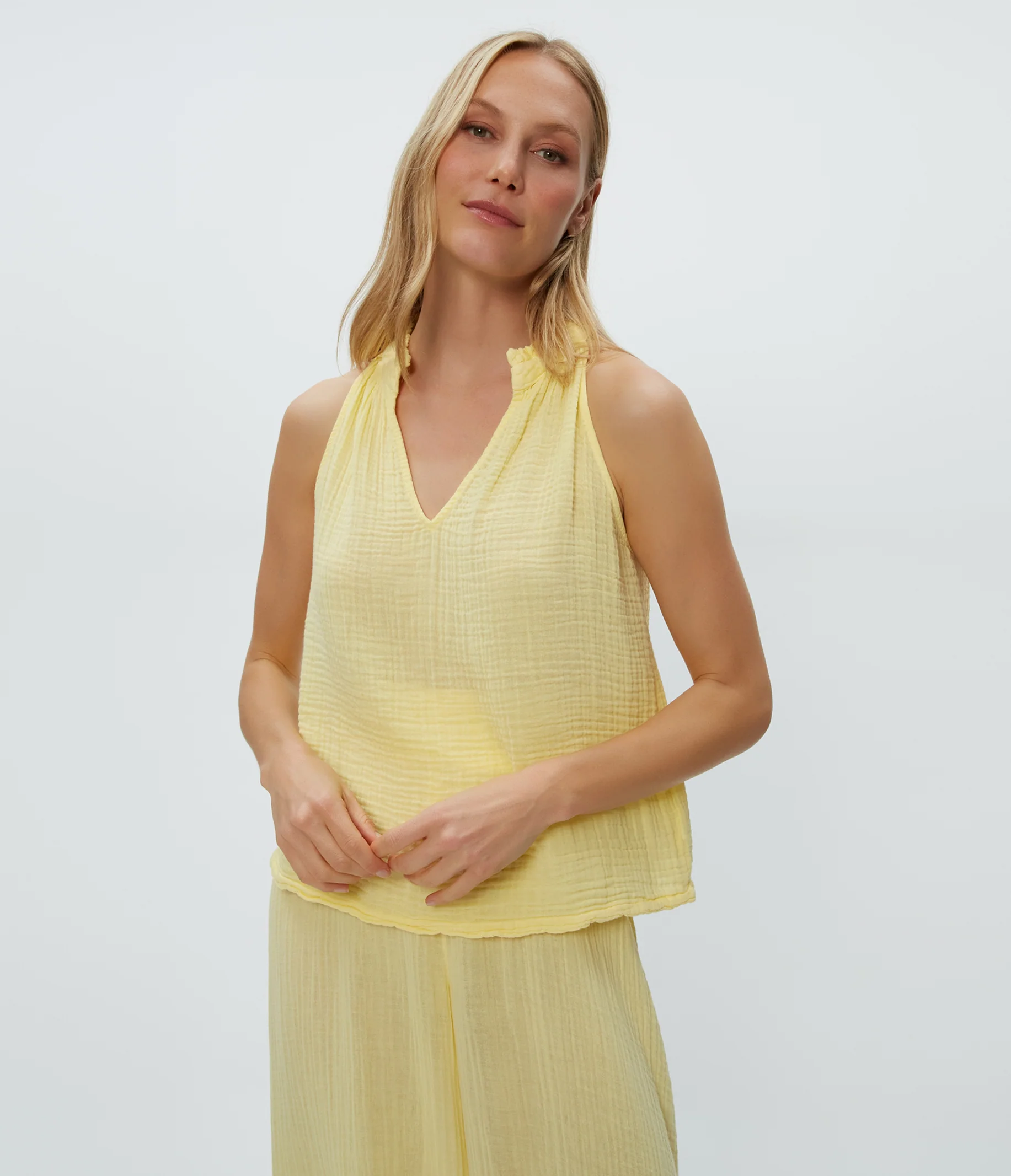 Viola Gauze Tank - Image 22