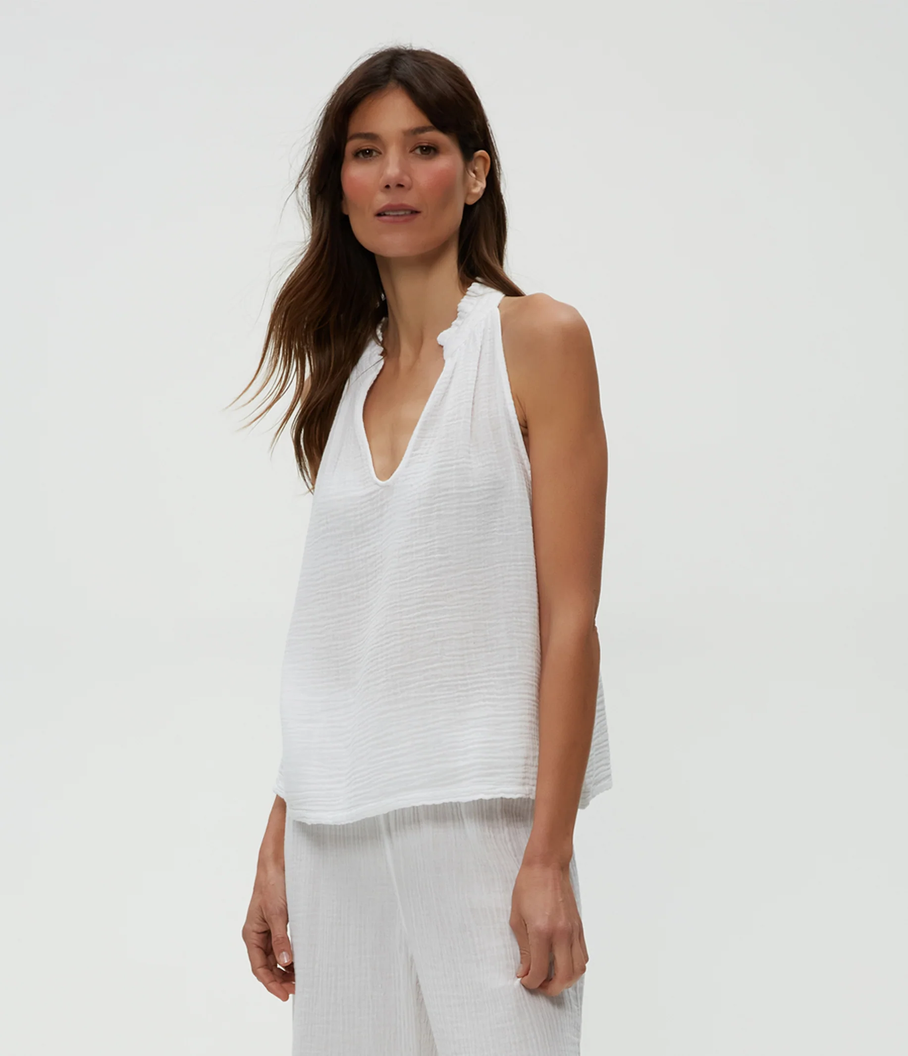 Viola Gauze Tank - Image 32