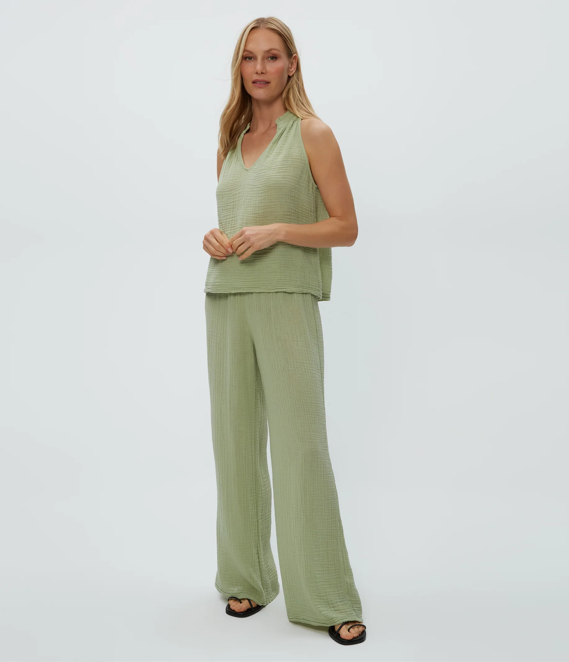 Viola Gauze Tank - Image 35