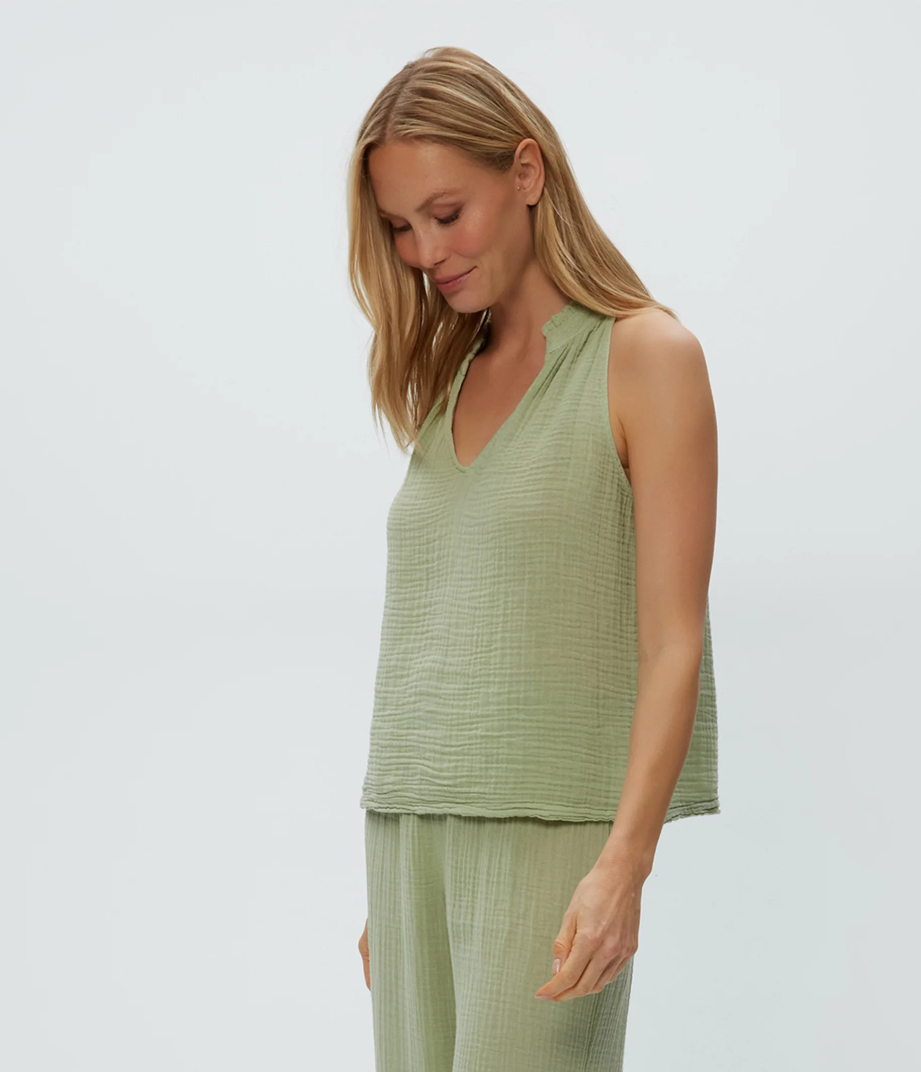 Viola Gauze Tank - Image 36