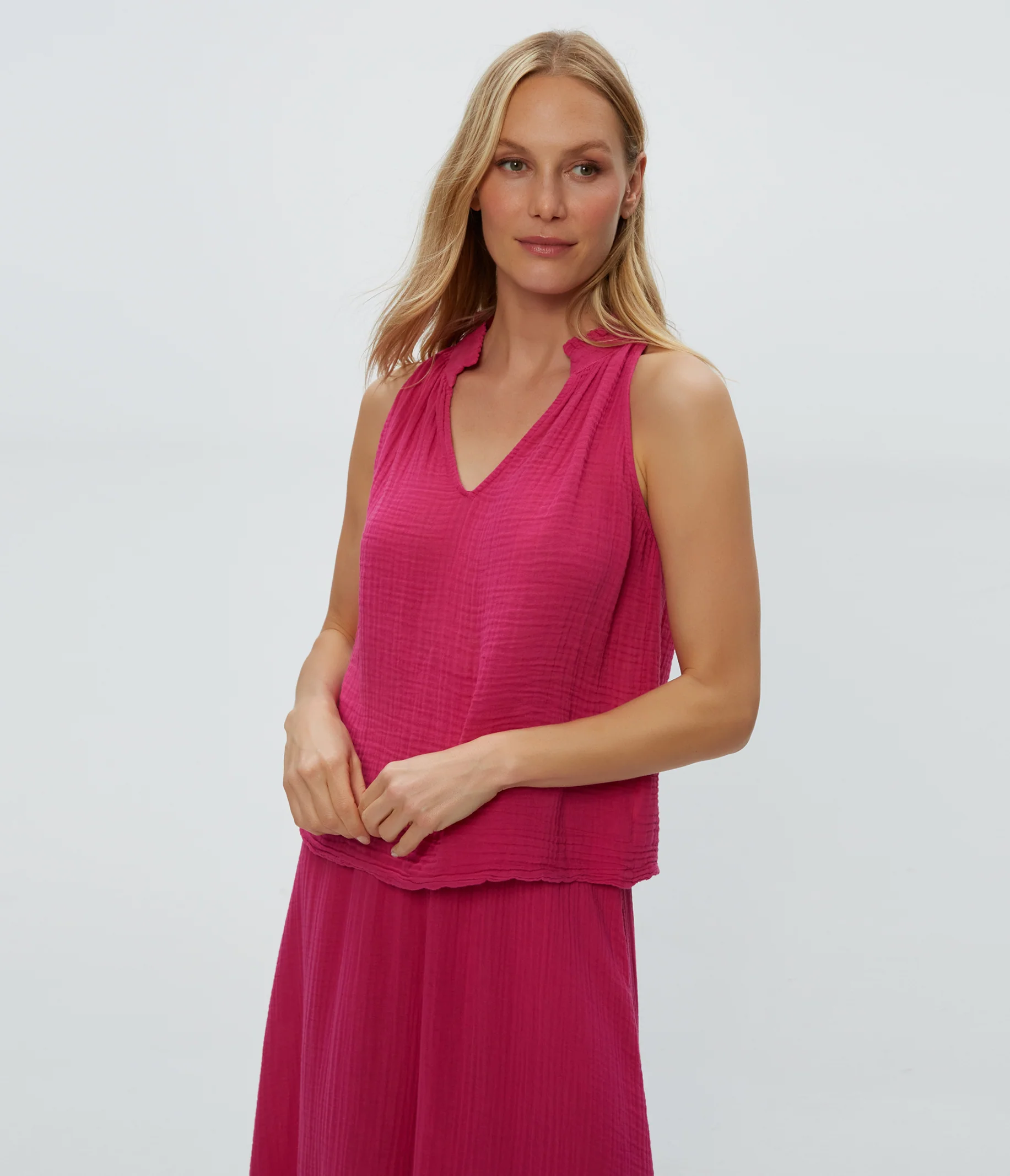 Viola Gauze Tank - Image 38