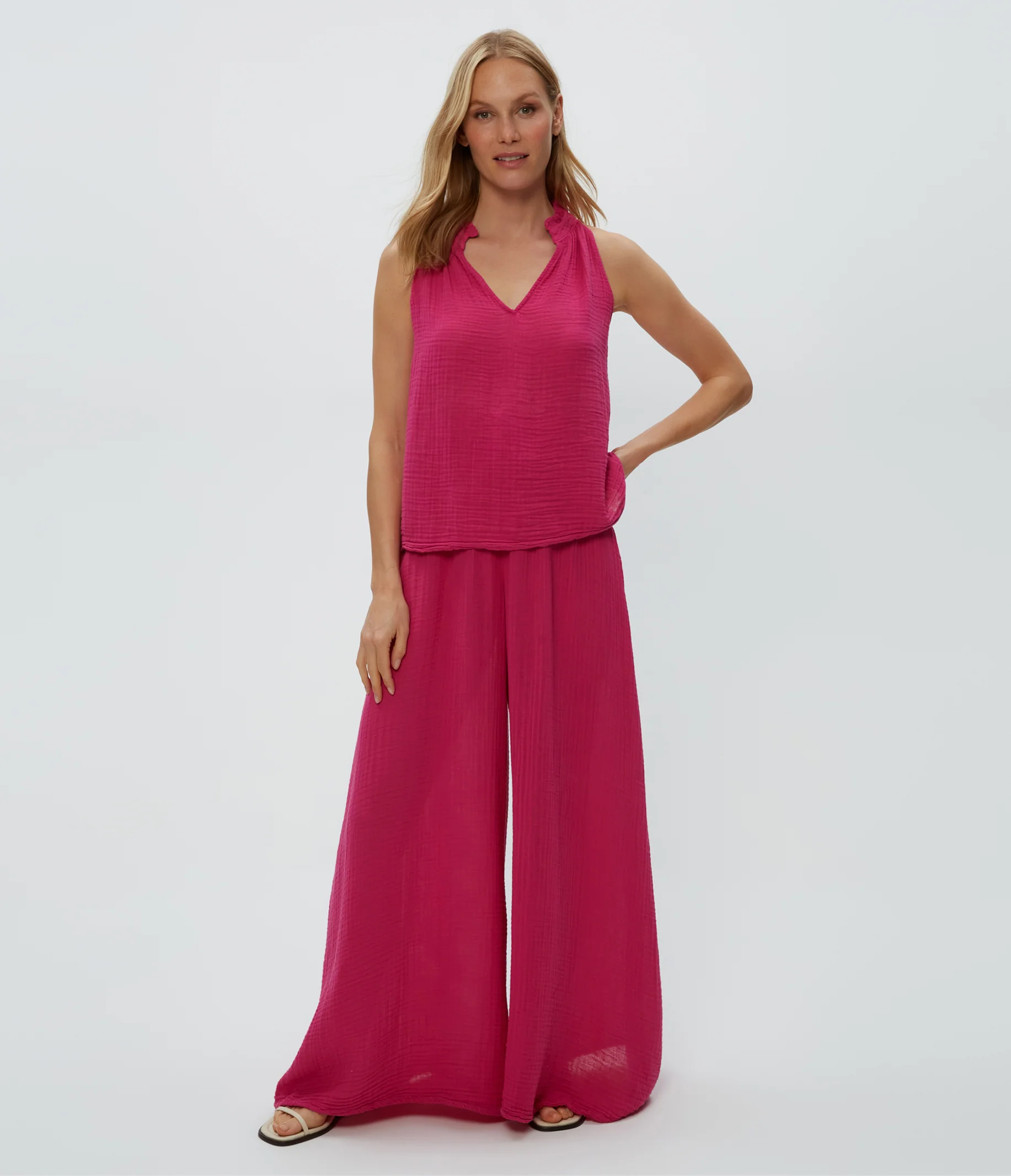 Viola Gauze Tank - Image 39