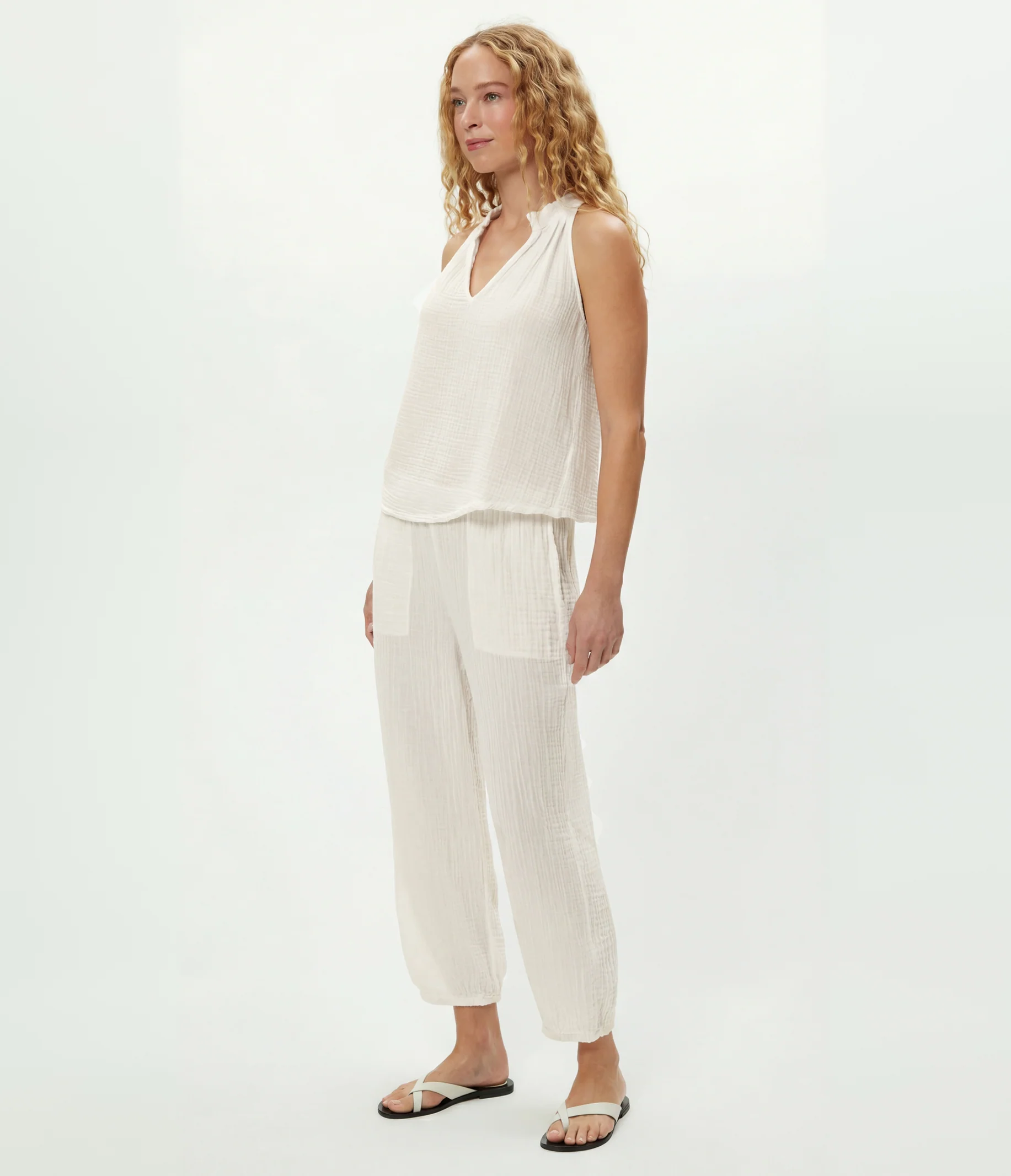 Viola Gauze Tank - Image 4