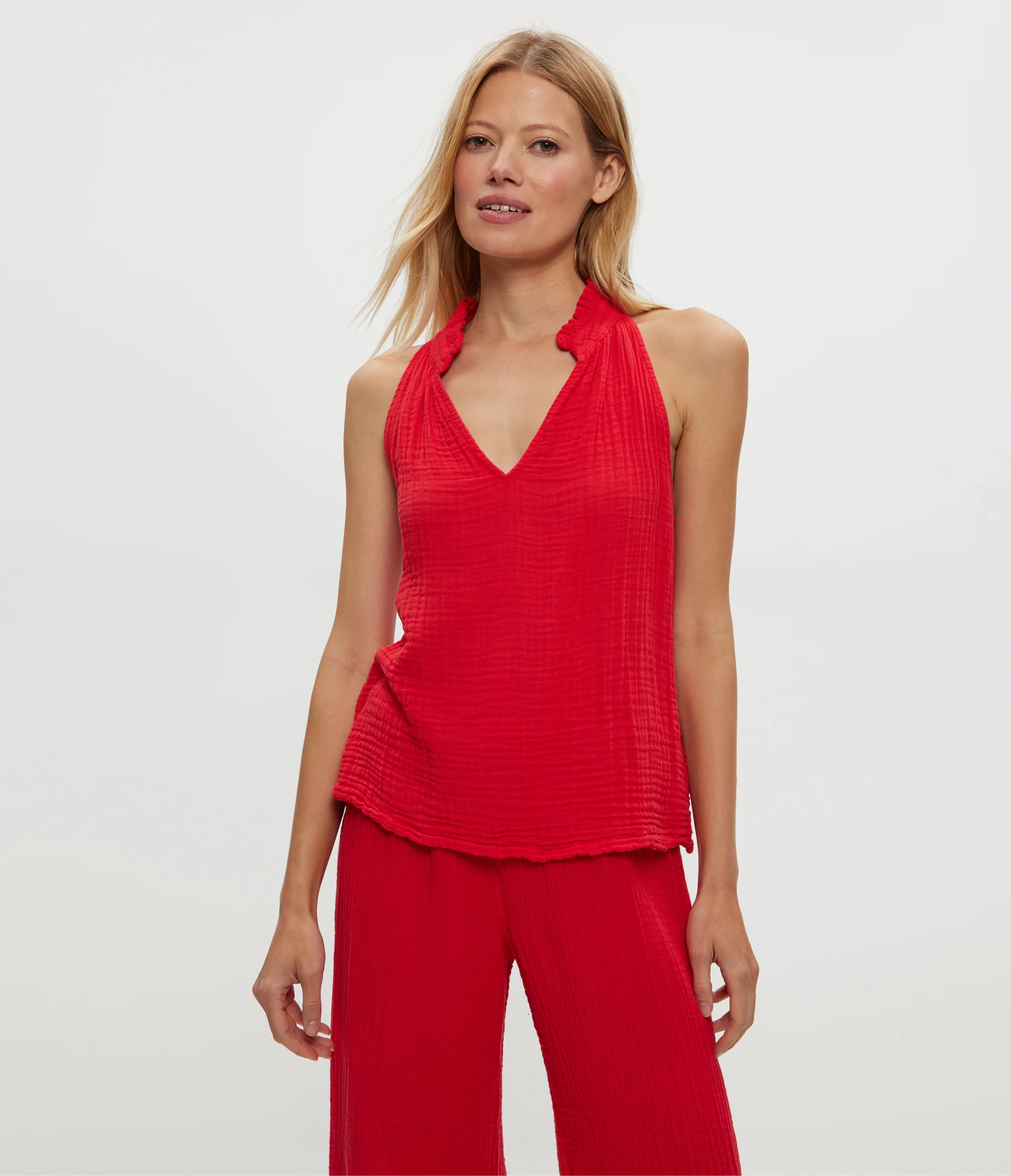 Viola Gauze Tank - Image 42