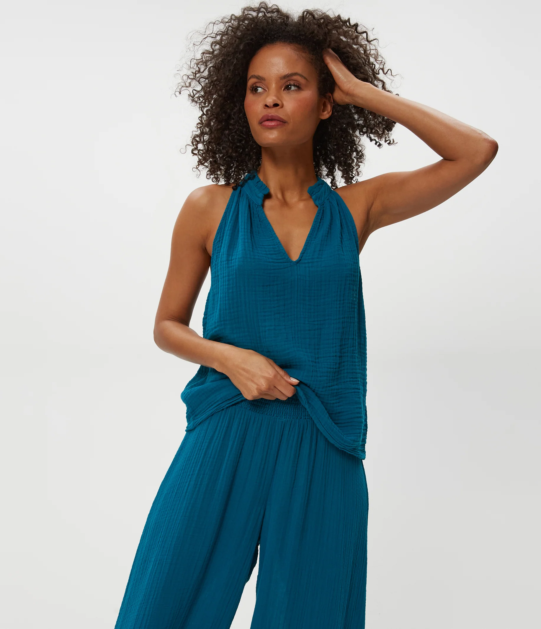 Viola Gauze Tank - Image 46