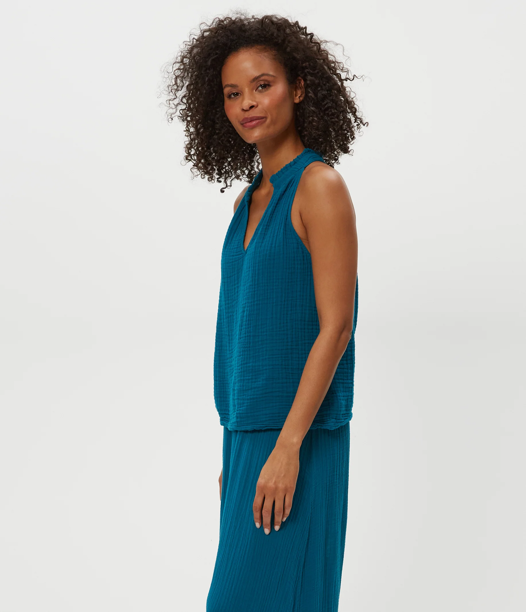 Viola Gauze Tank - Image 48