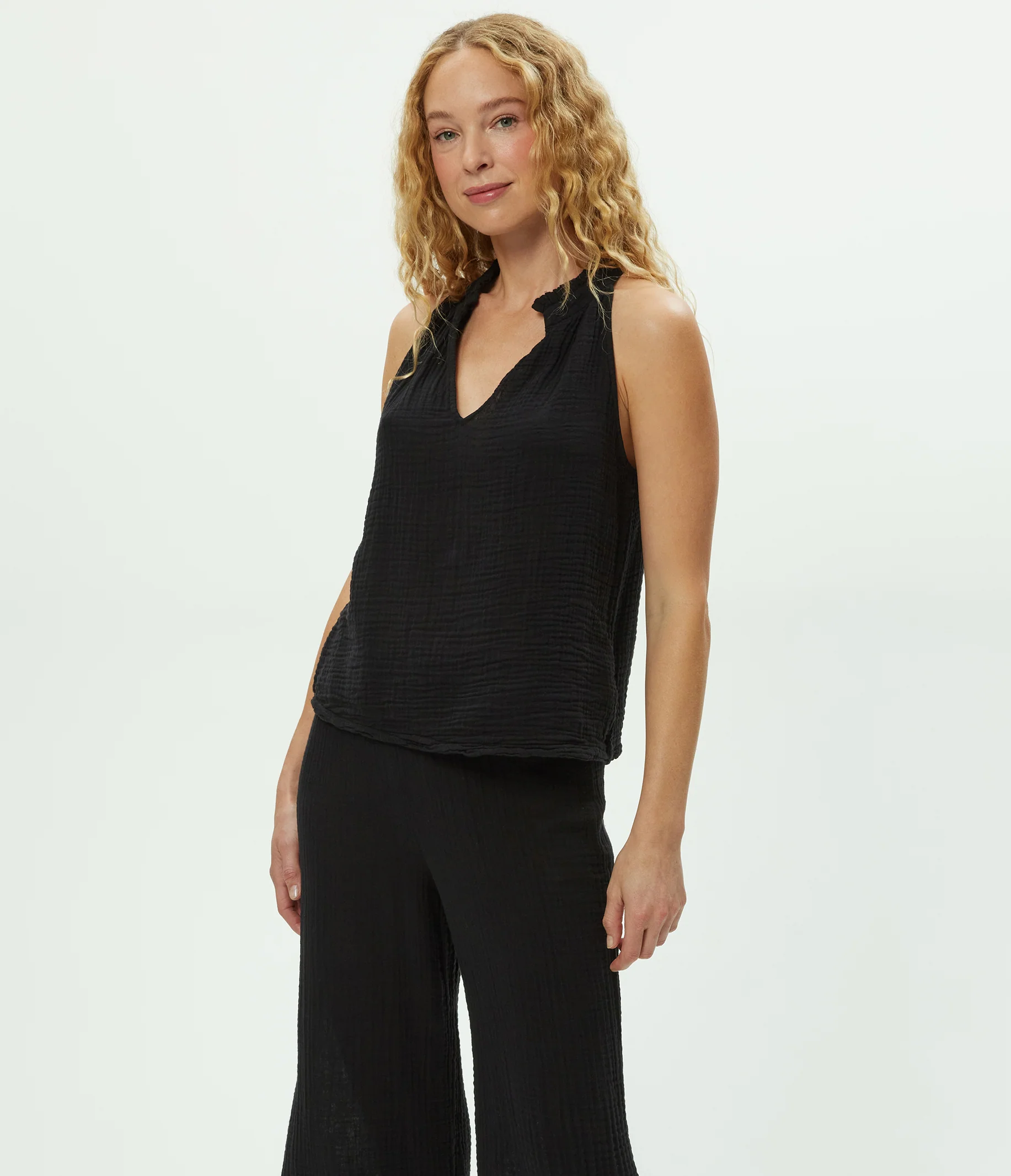 Viola Gauze Tank - Image 56