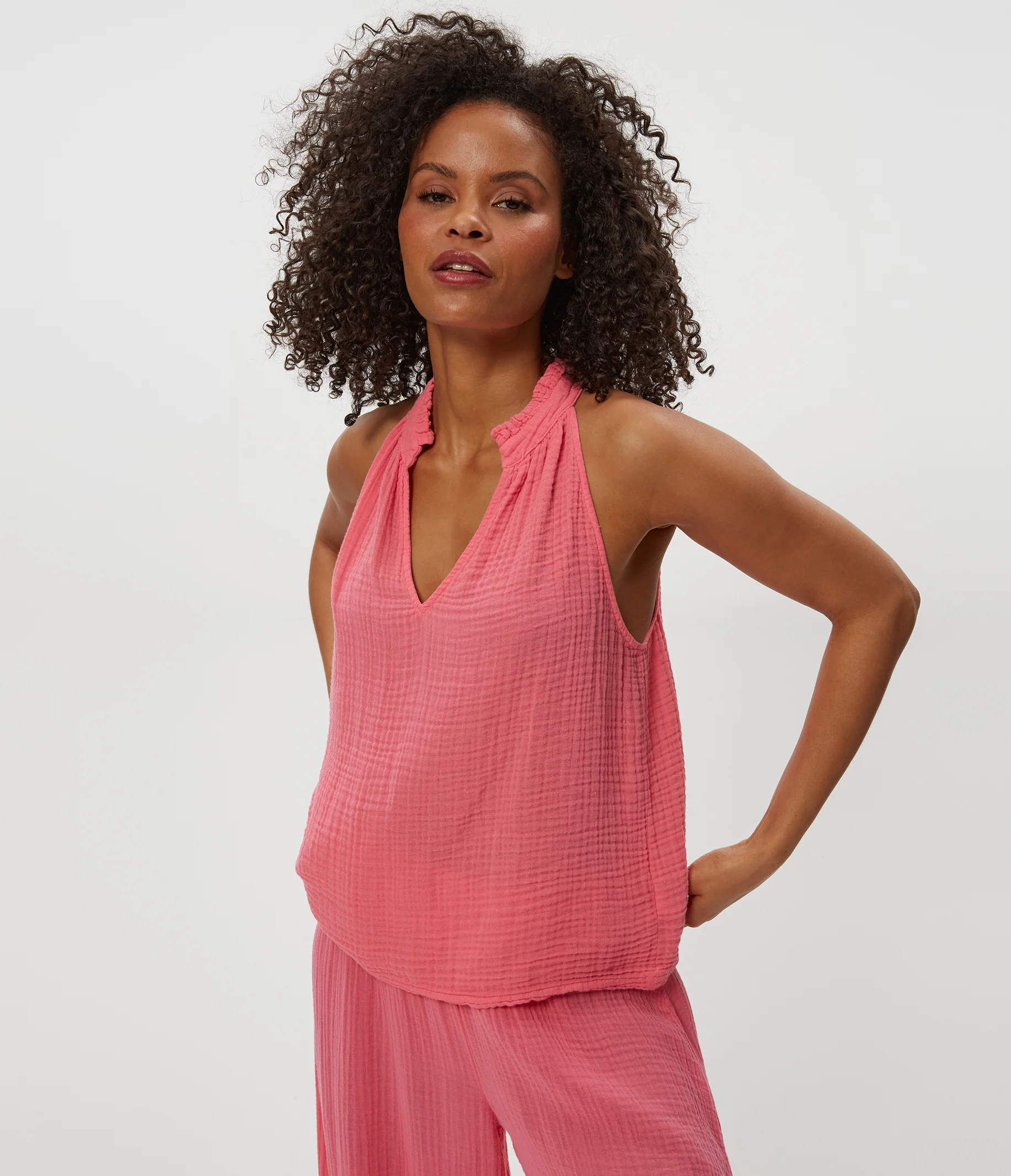 Viola Gauze Tank - Image 6