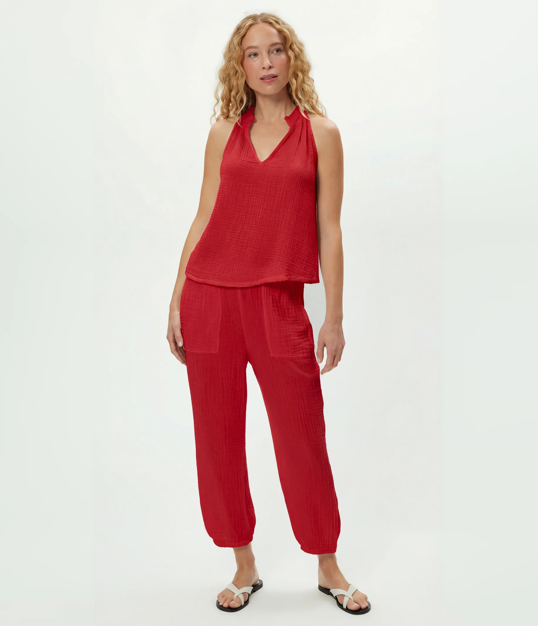 Viola Gauze Tank - Image 66