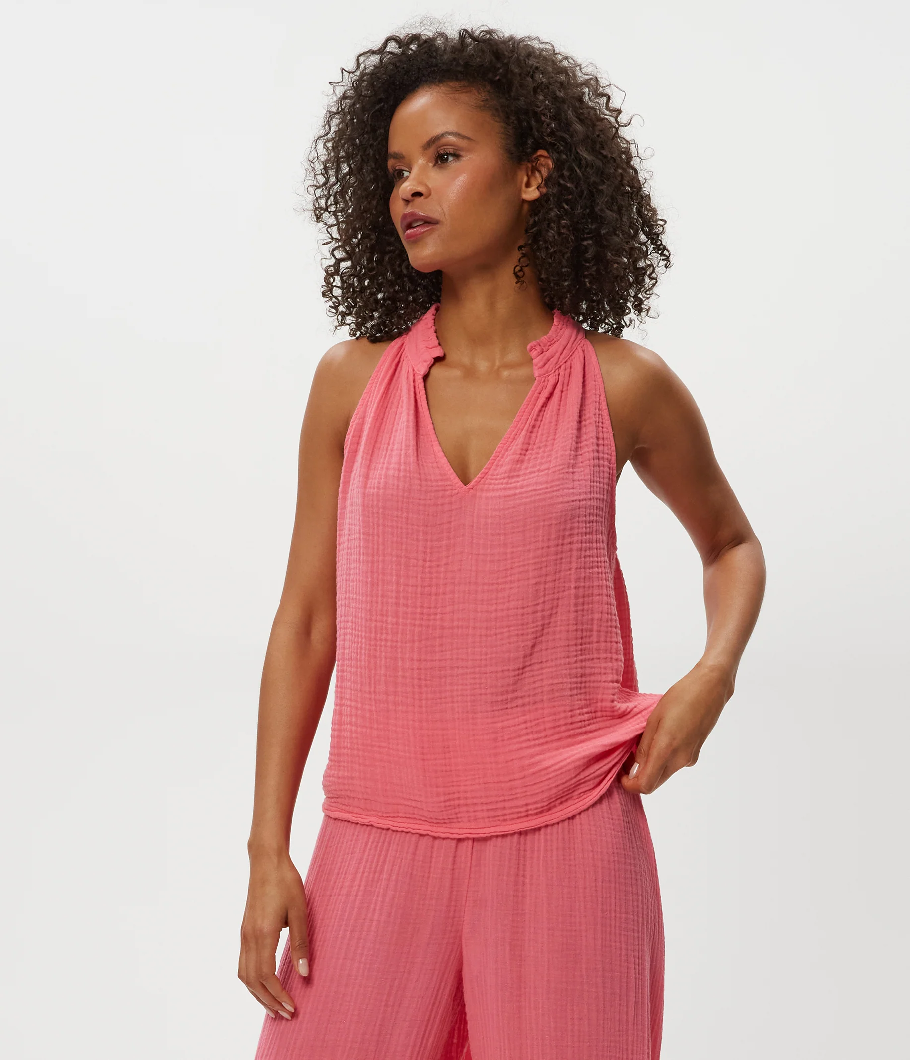 Viola Gauze Tank - Image 8