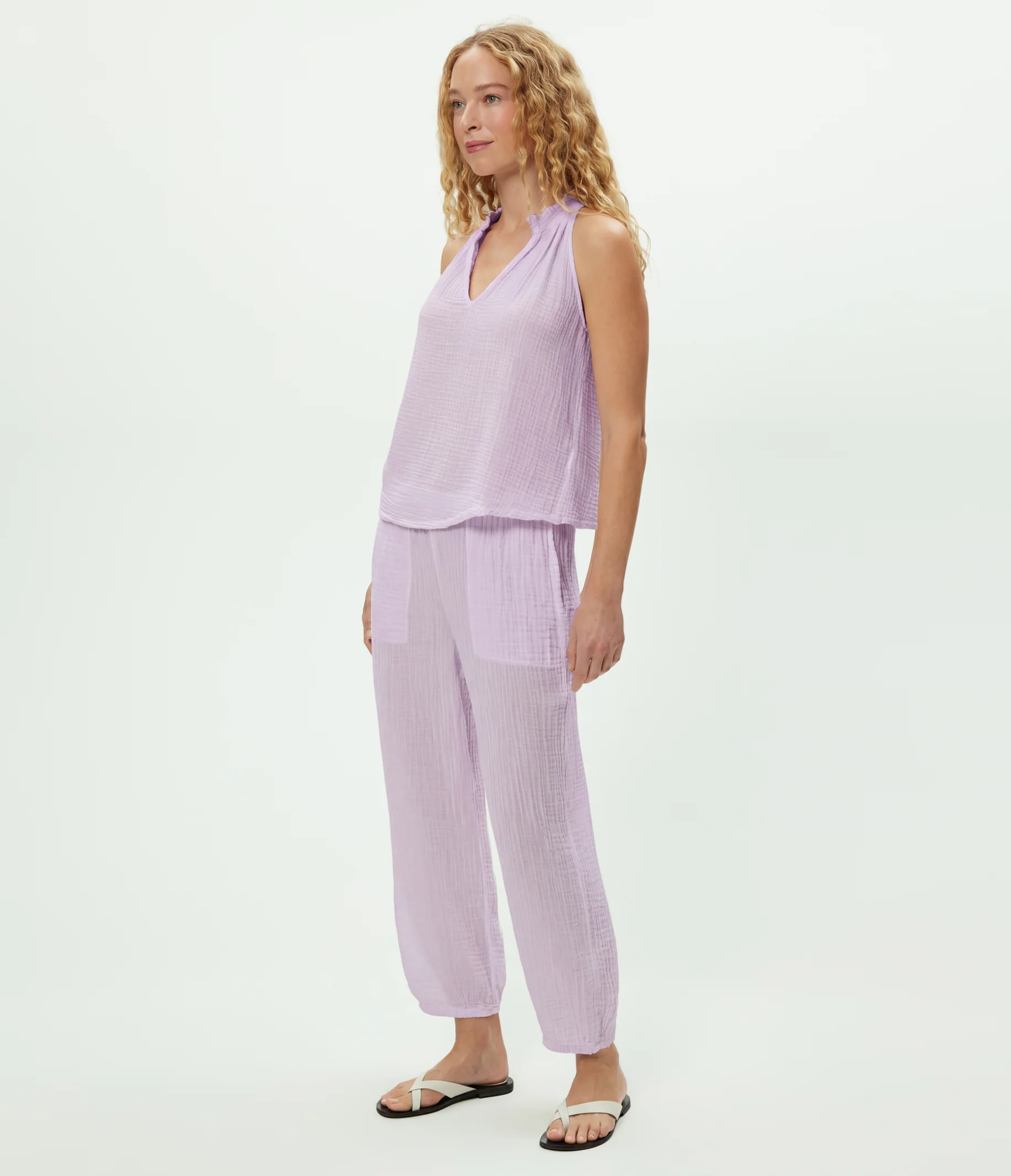 Viola Gauze Tank - Image 80