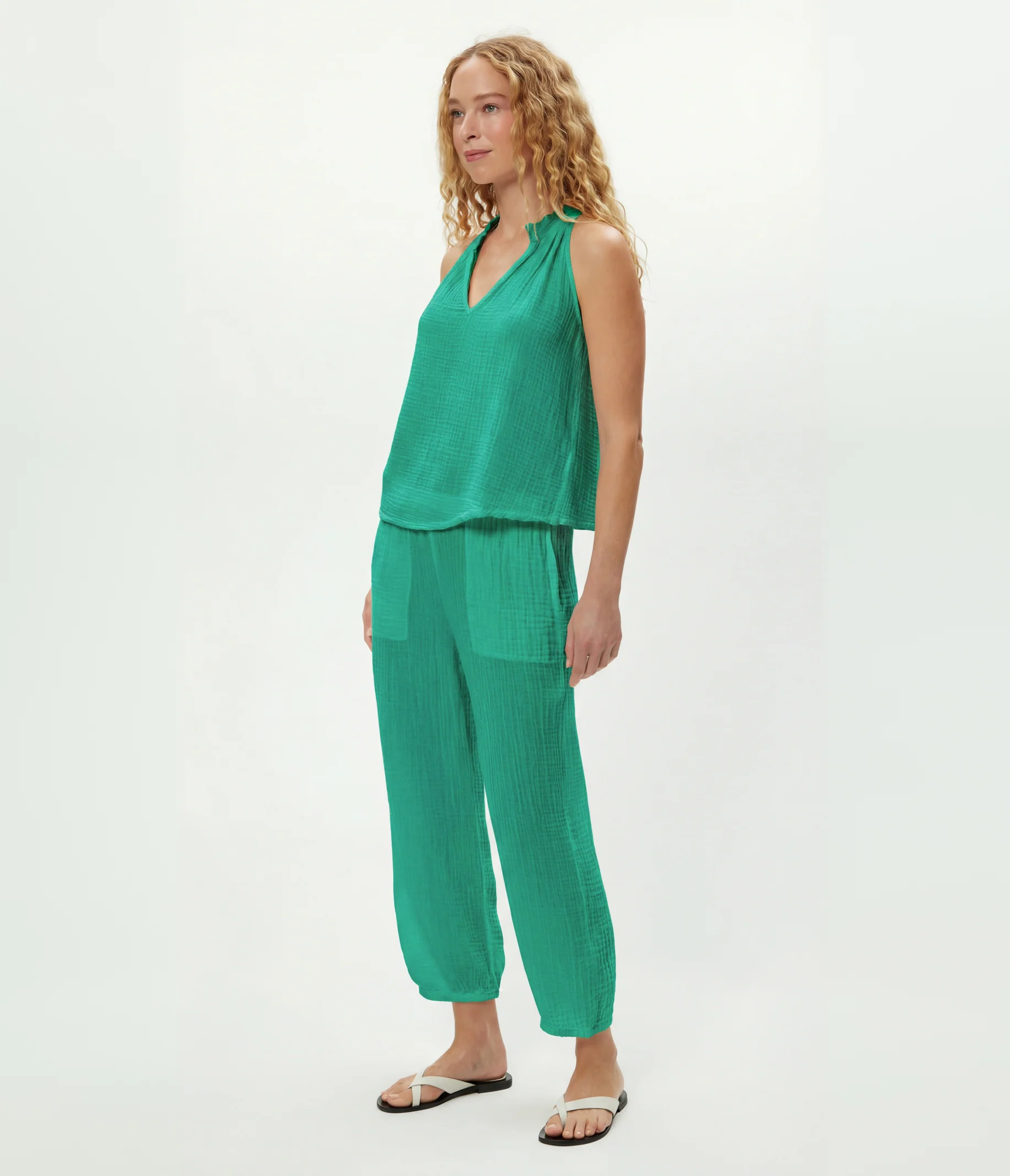 Viola Gauze Tank - Image 85