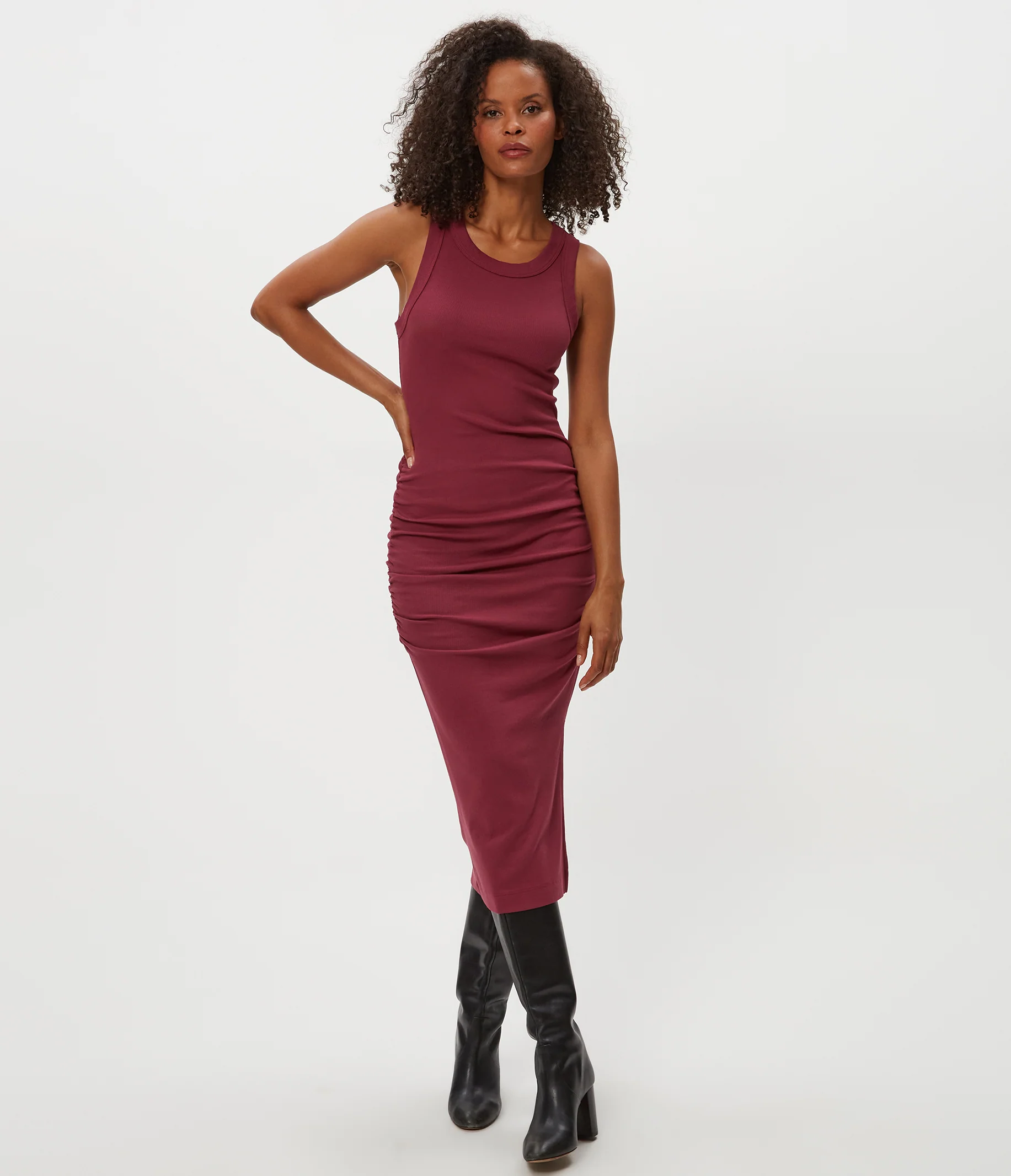 Wren Ribbed Midi Dress - Image 7