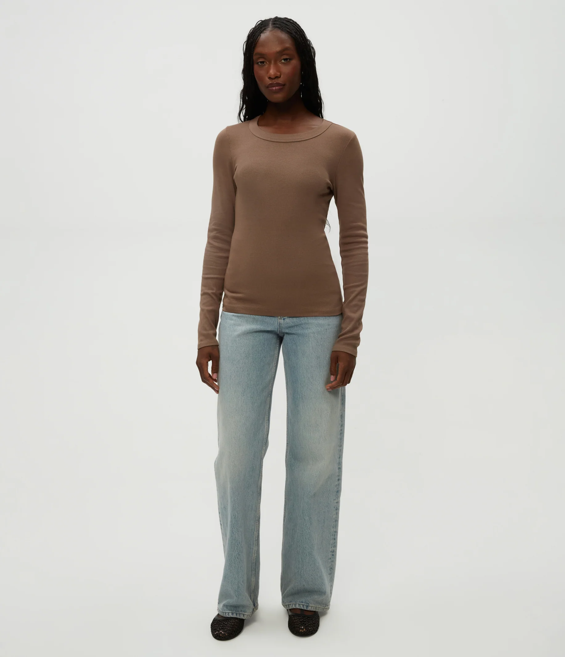 Zola Ribbed Tee - Image 10