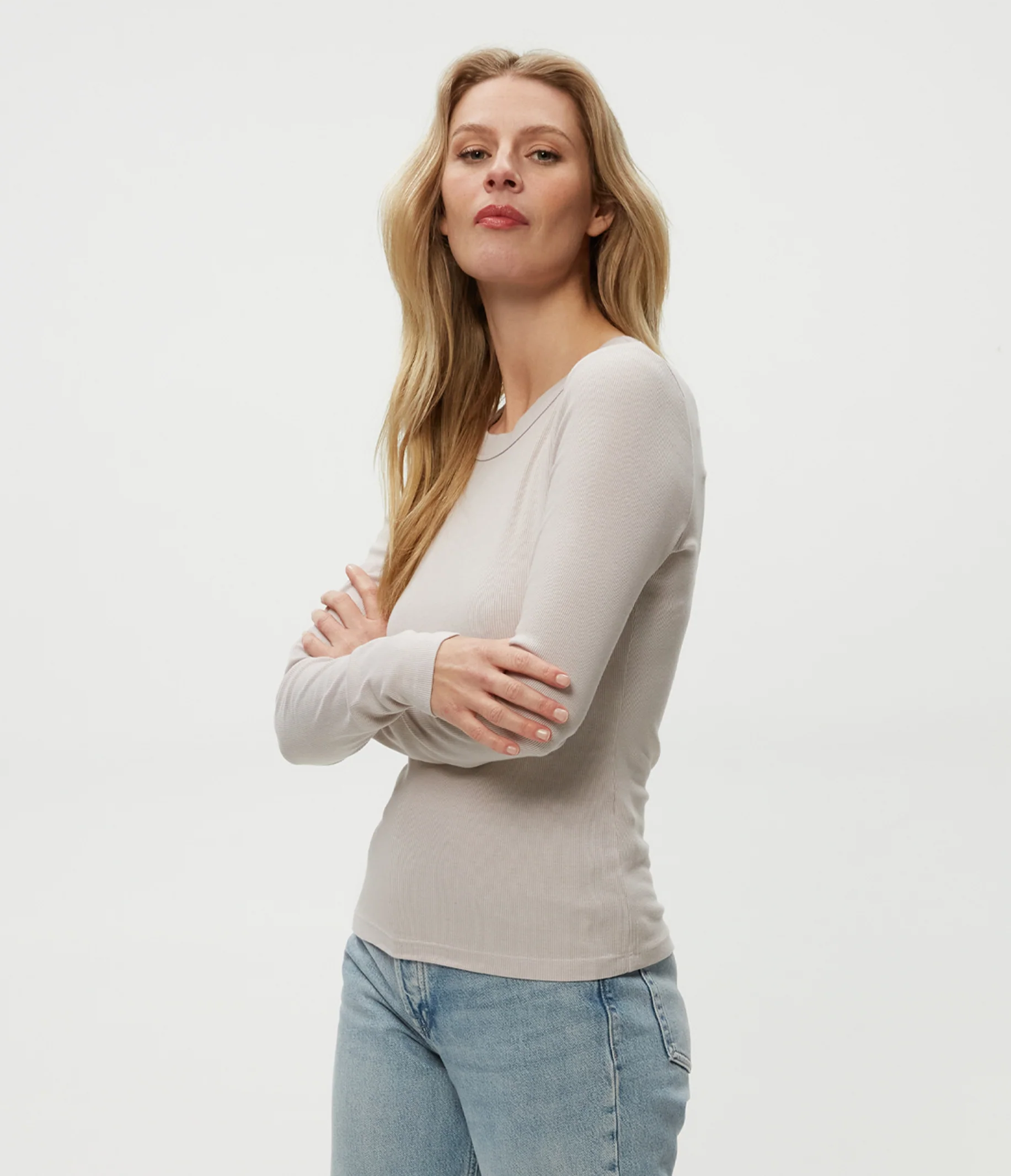 Zola Ribbed Tee - Image 15