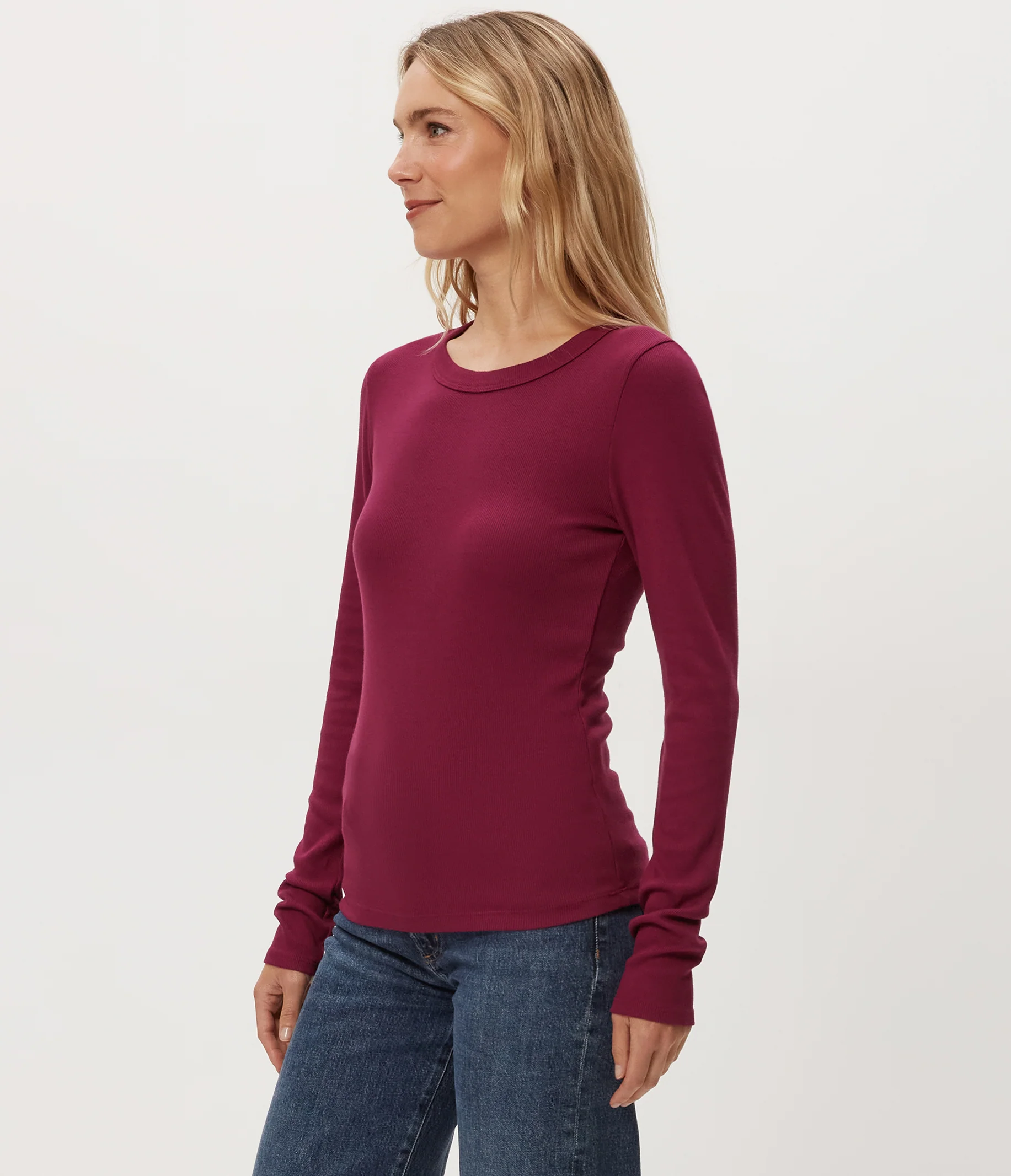 Zola Ribbed Tee - Image 35