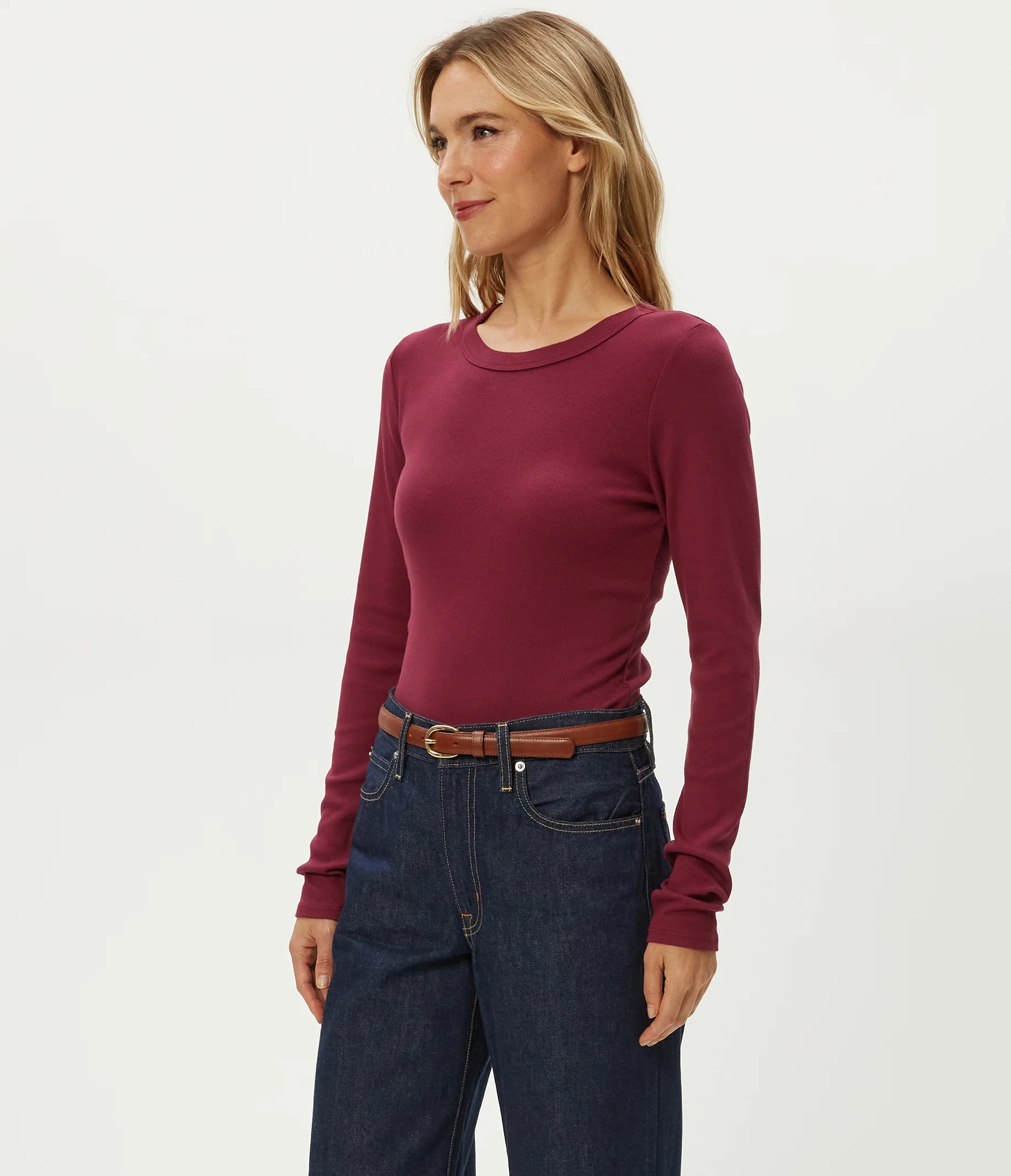 Zola Ribbed Tee - Image 39