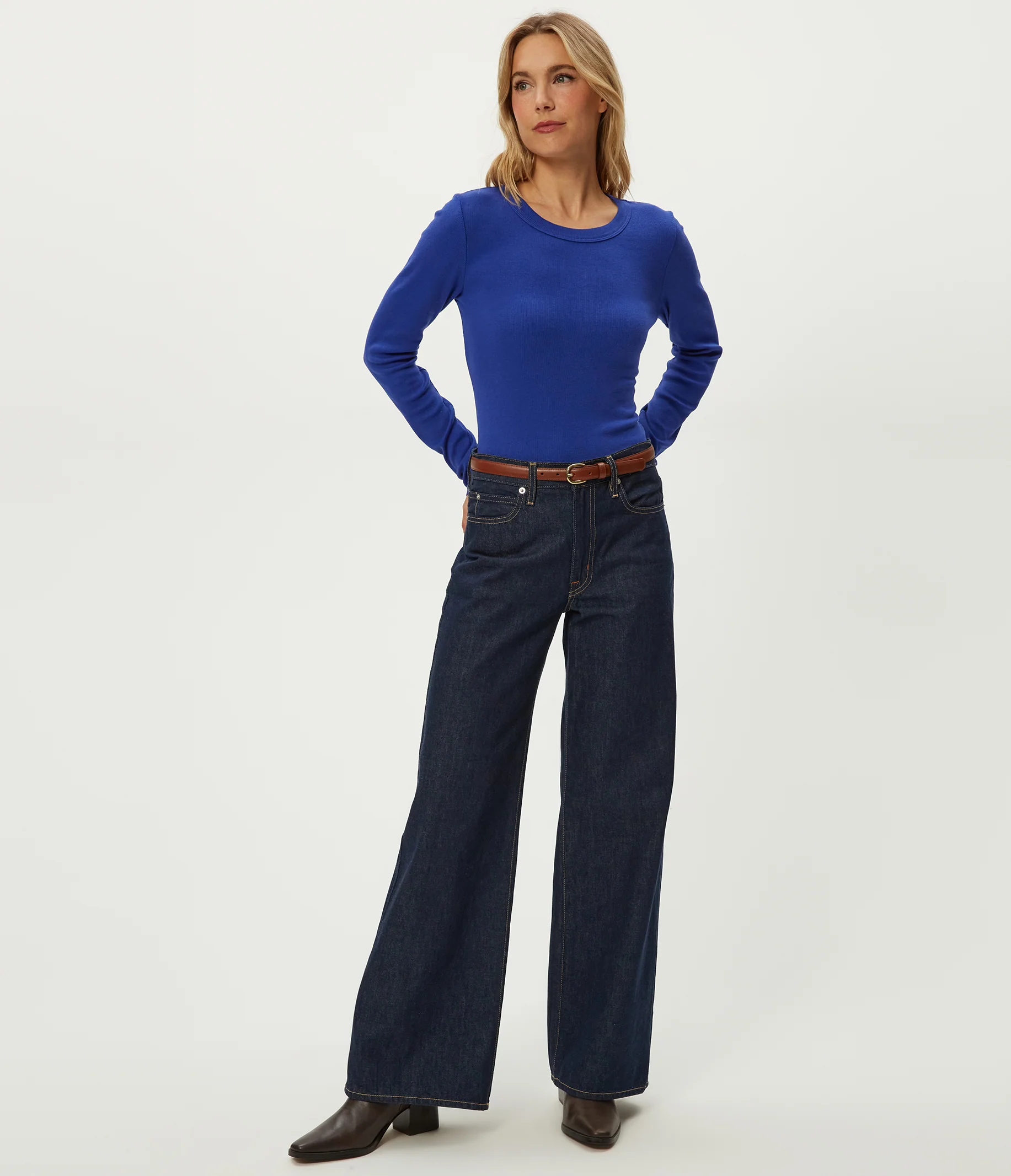 Zola Ribbed Tee - Image 42