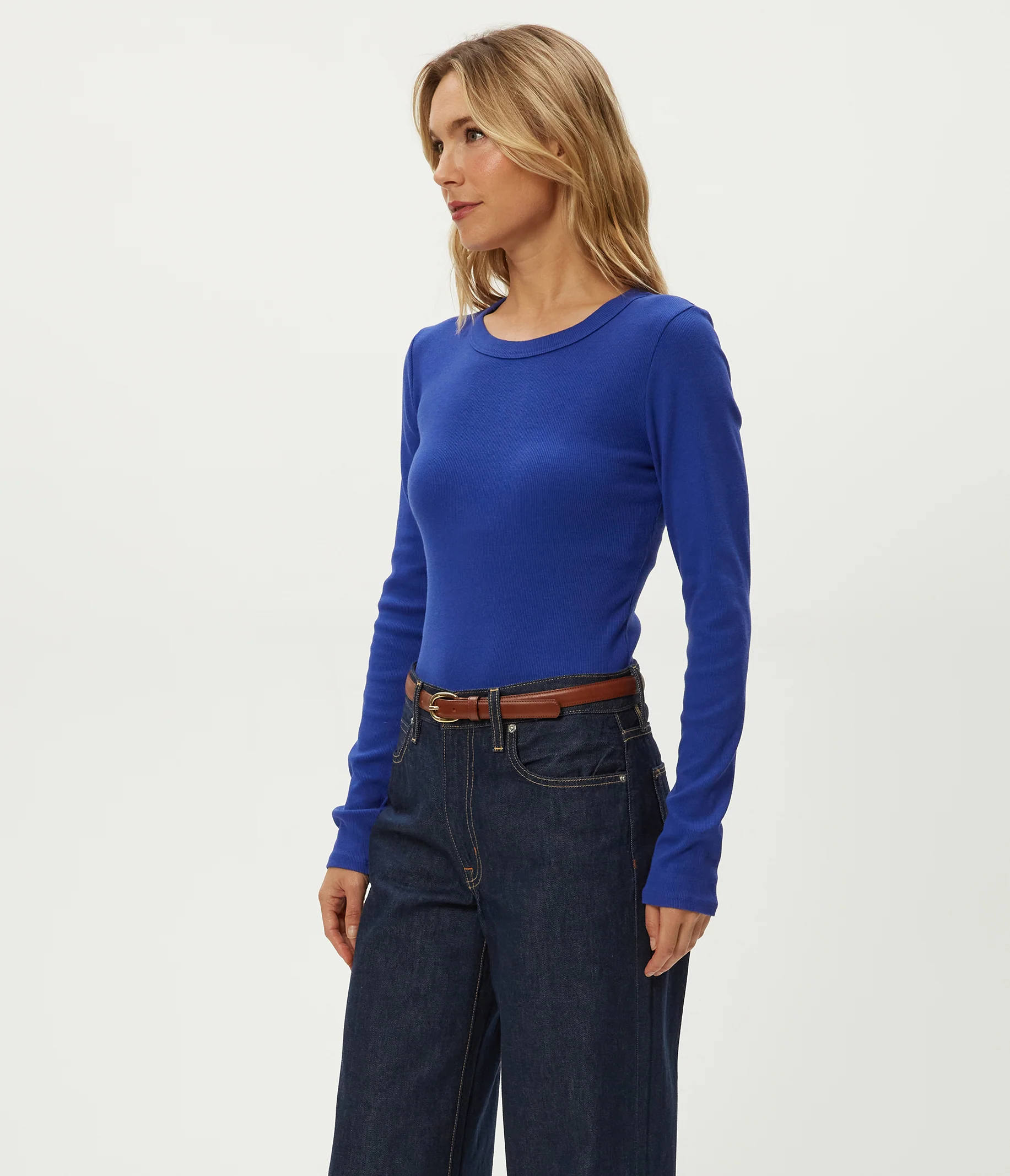 Zola Ribbed Tee - Image 43