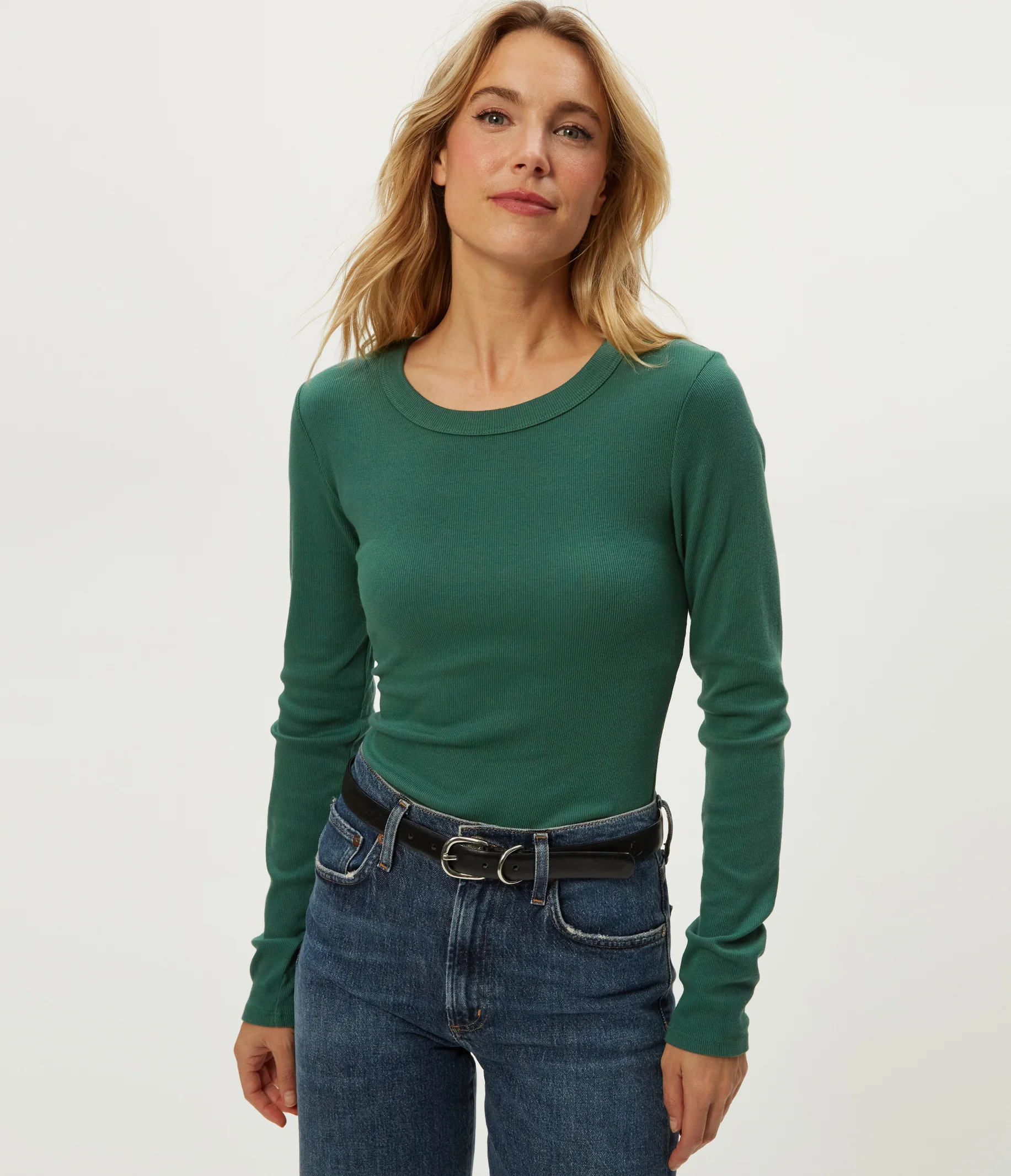 Zola Ribbed Tee - Image 45