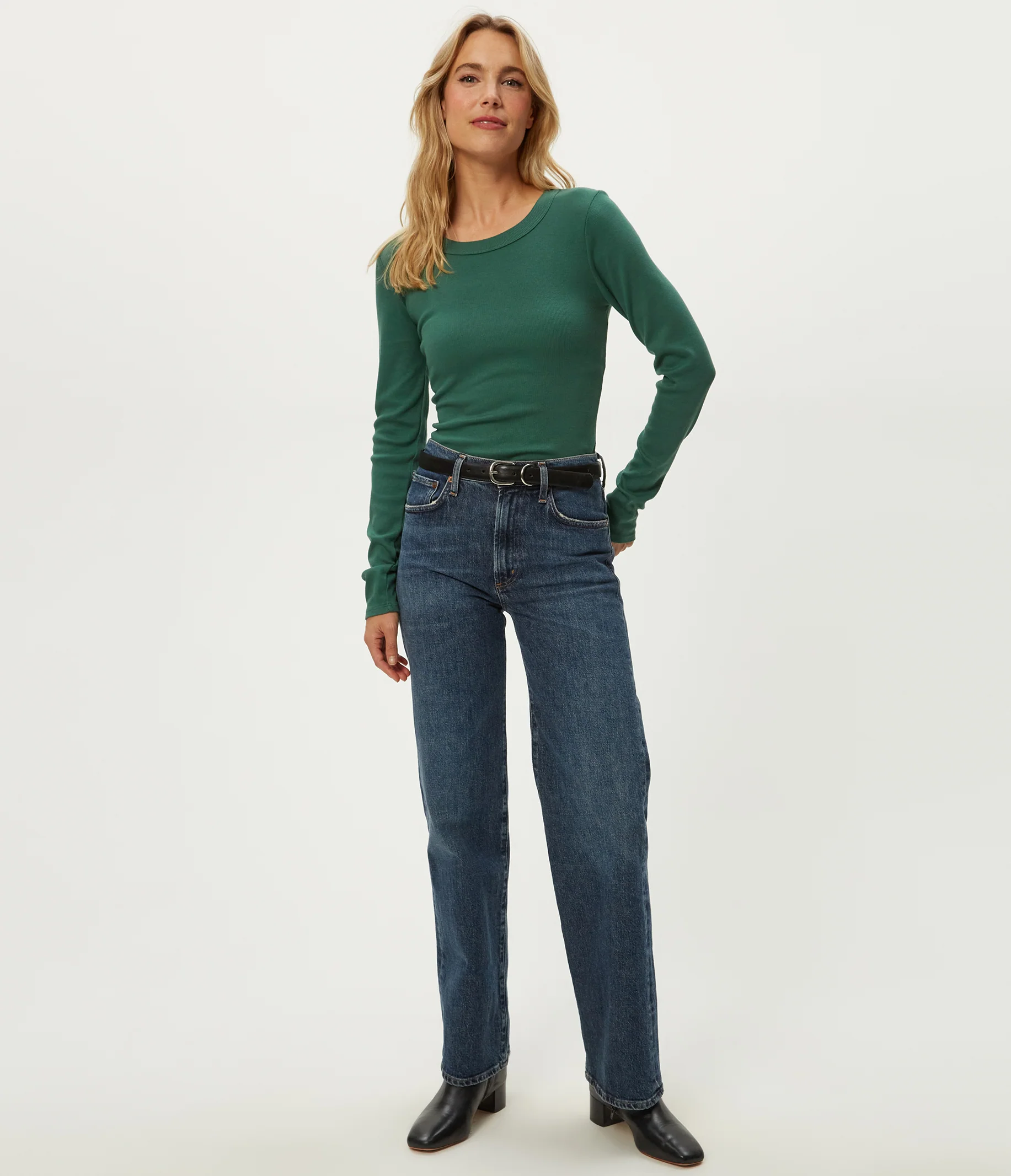 Zola Ribbed Tee - Image 46