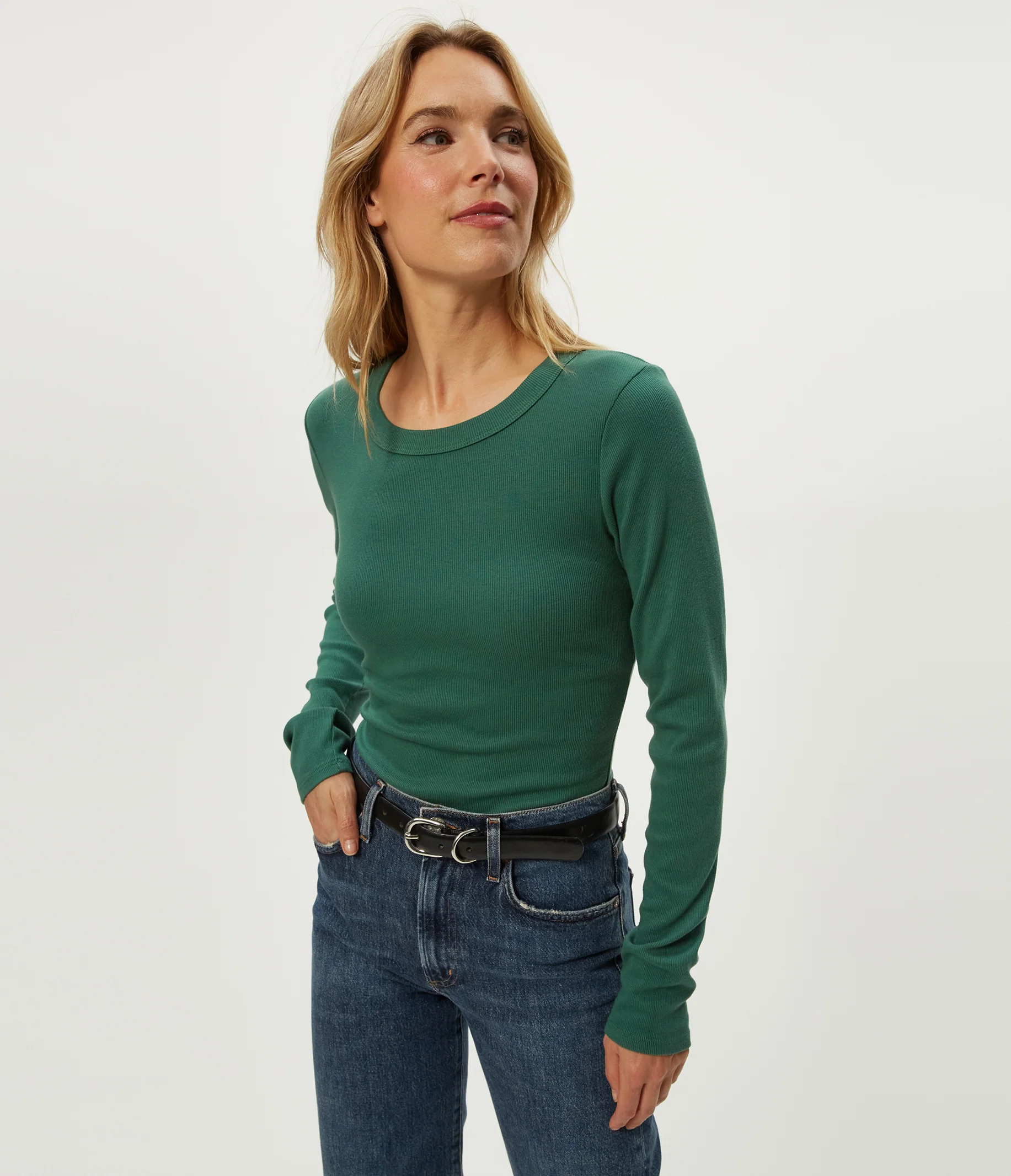 Zola Ribbed Tee - Image 47